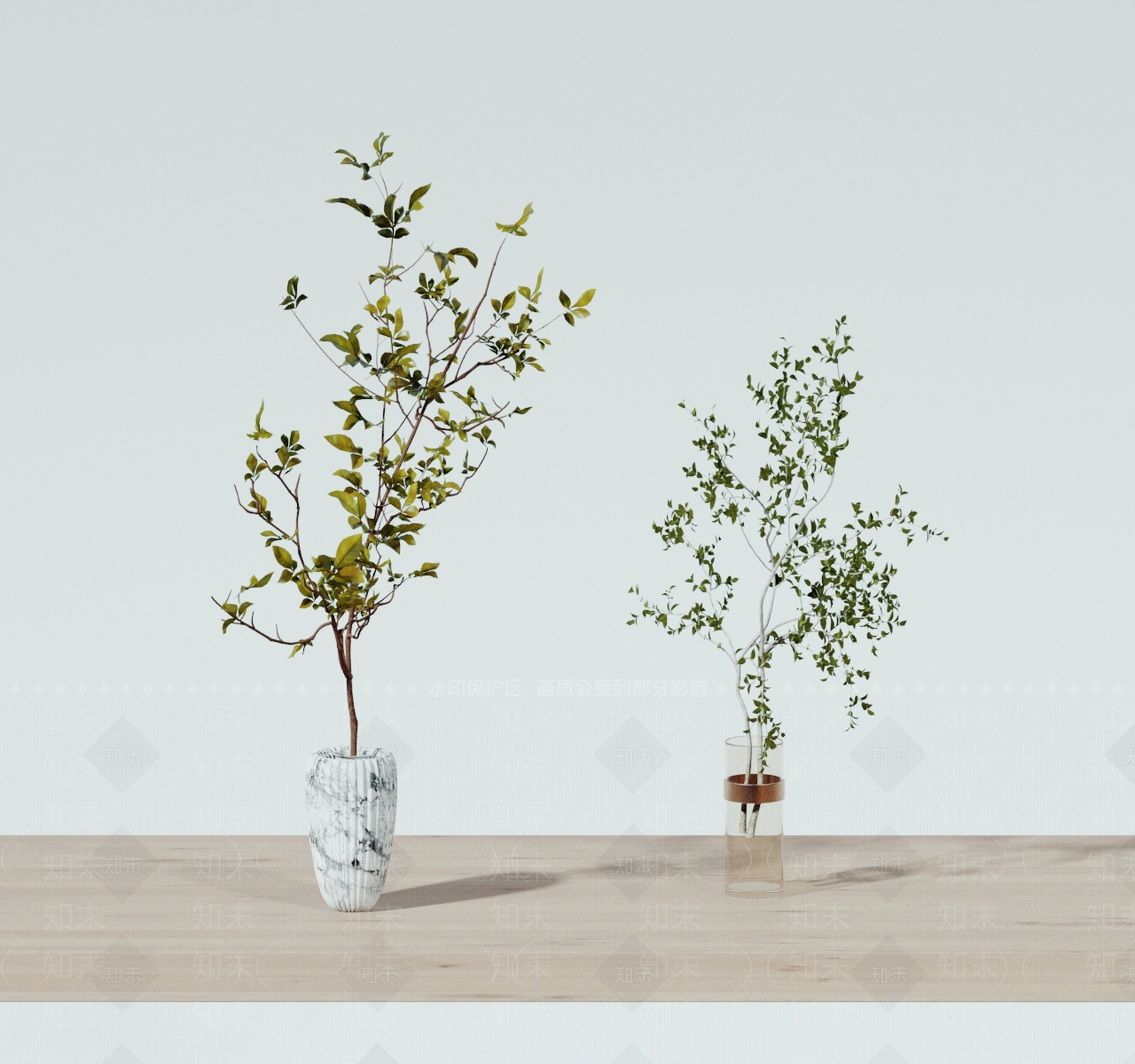 现代水生植物3D模型下载【ID:1152071827】