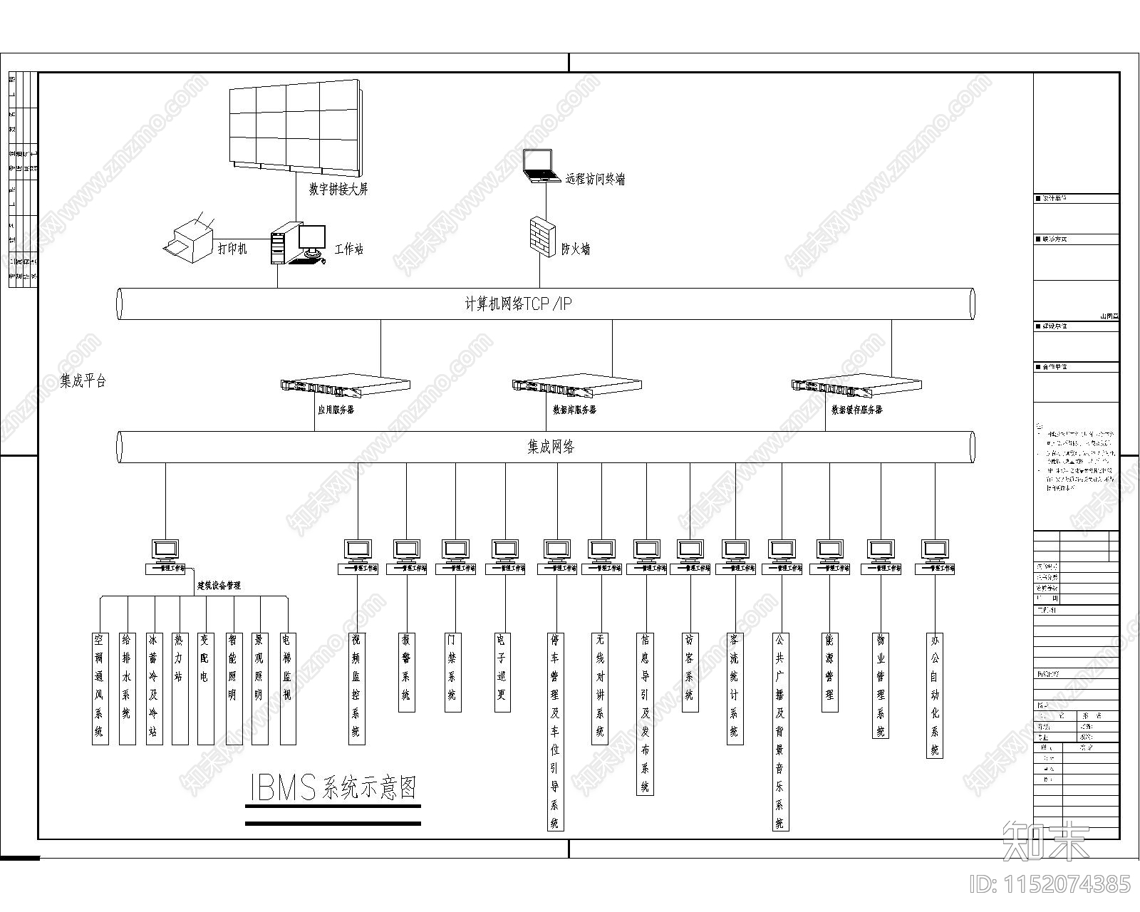 机房工程系统图库cad施工图下载【ID:1152074385】