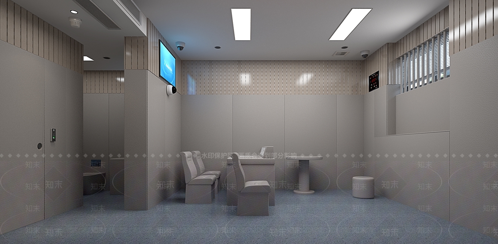 现代办公空间3D模型下载【ID:1152075102】