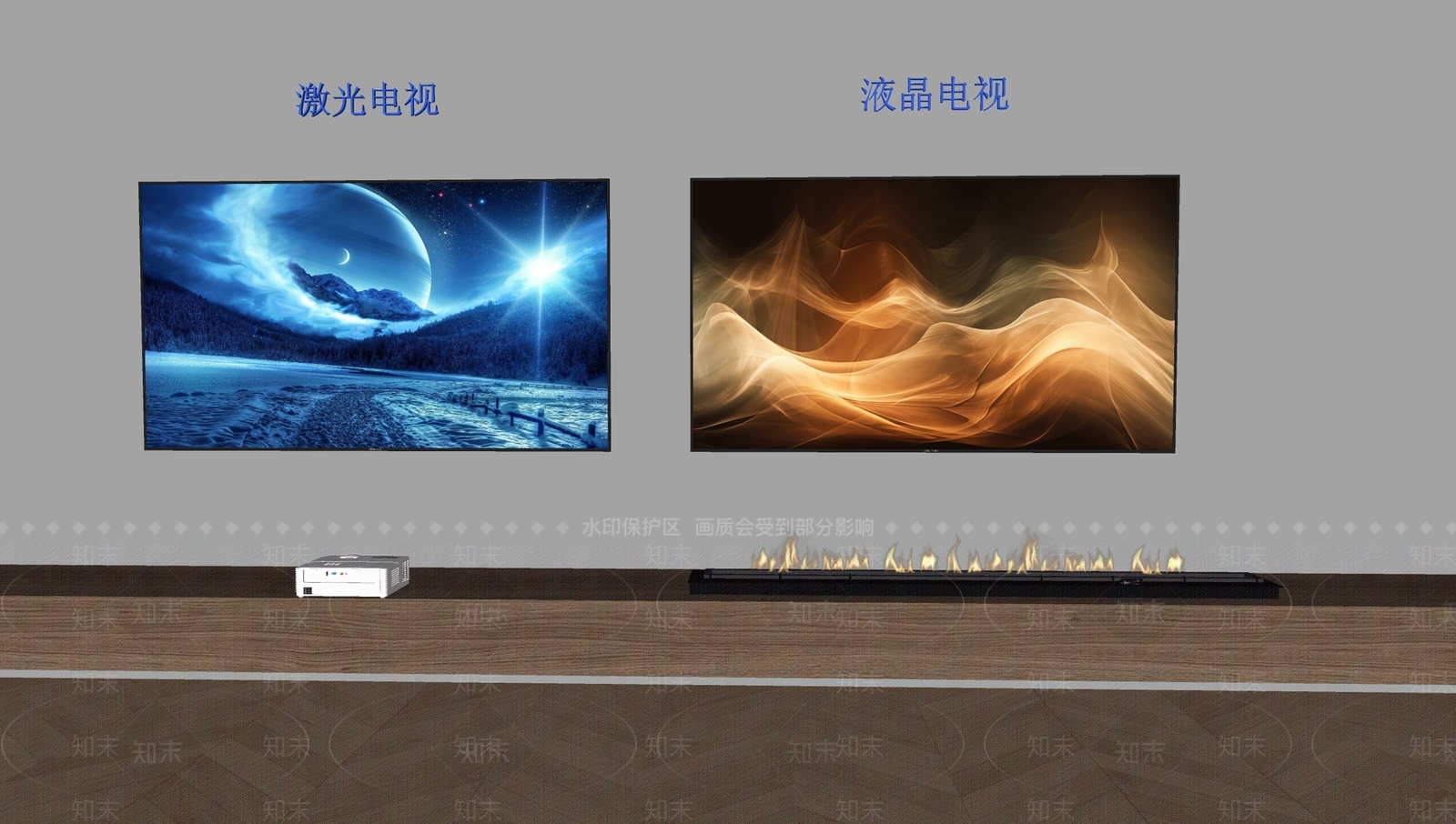激光电视SU模型下载【ID:1152077237】