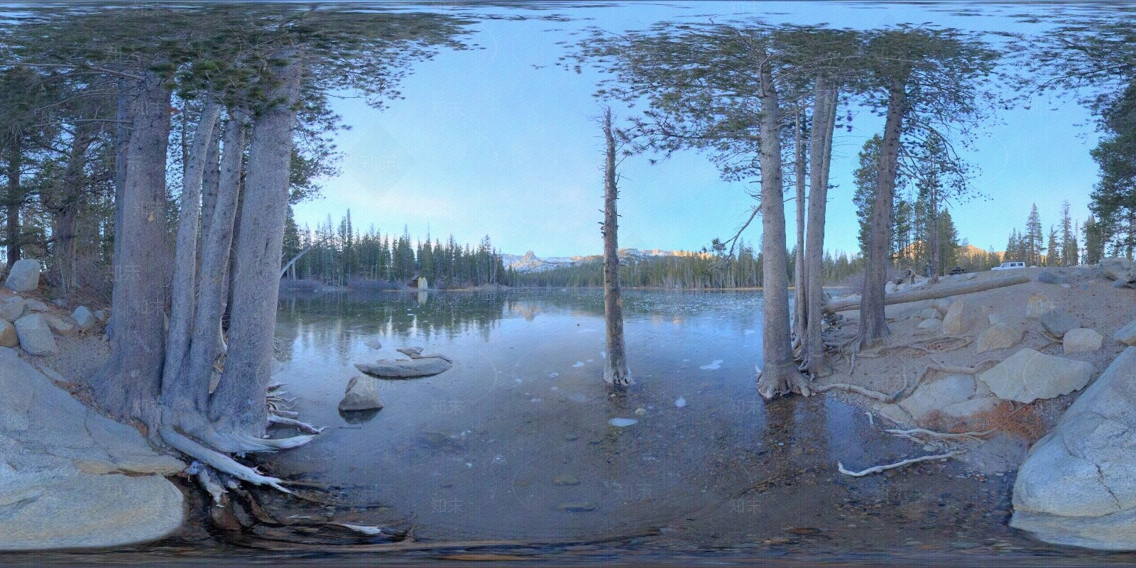 hdr自然湖泊植物景观贴图下载【ID:1152082132】