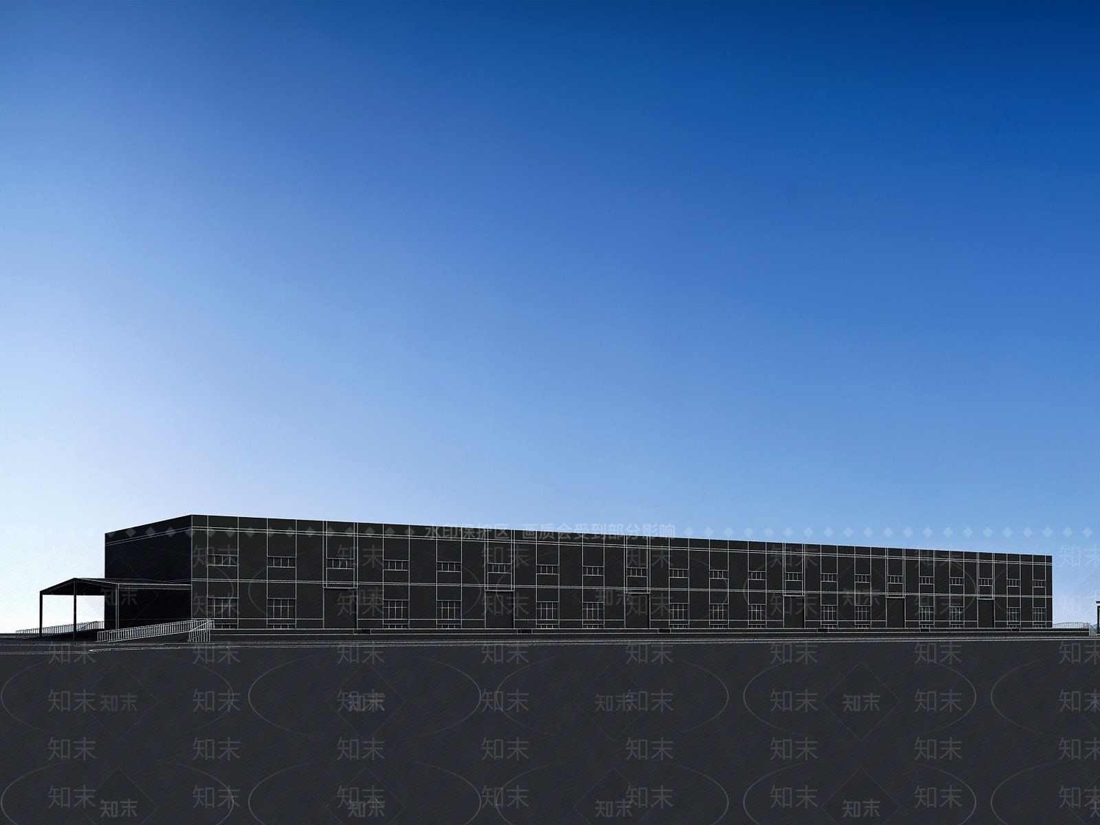 现代工业厂房3D模型下载【ID:1152082405】