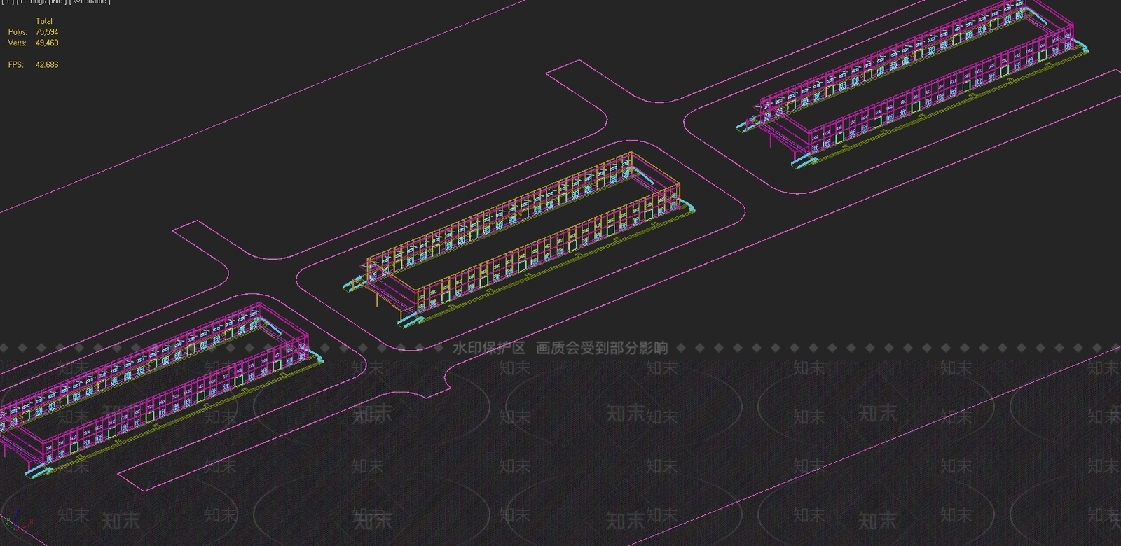 现代工业厂房3D模型下载【ID:1152082405】