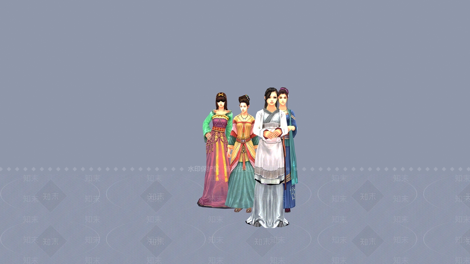 古装人物3D模型下载【ID:1152106445】