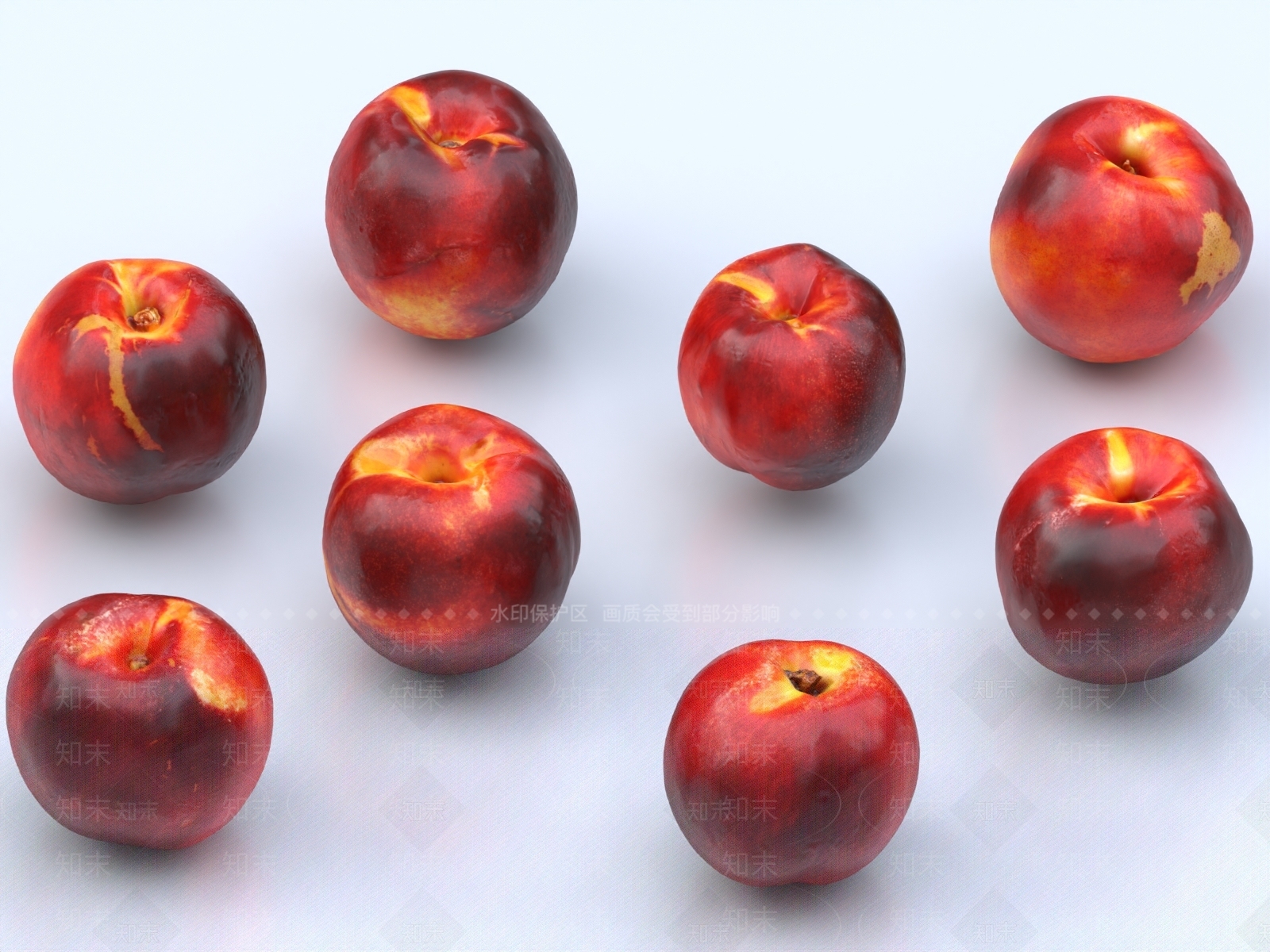 桃子3D模型下载【ID:1152091051】