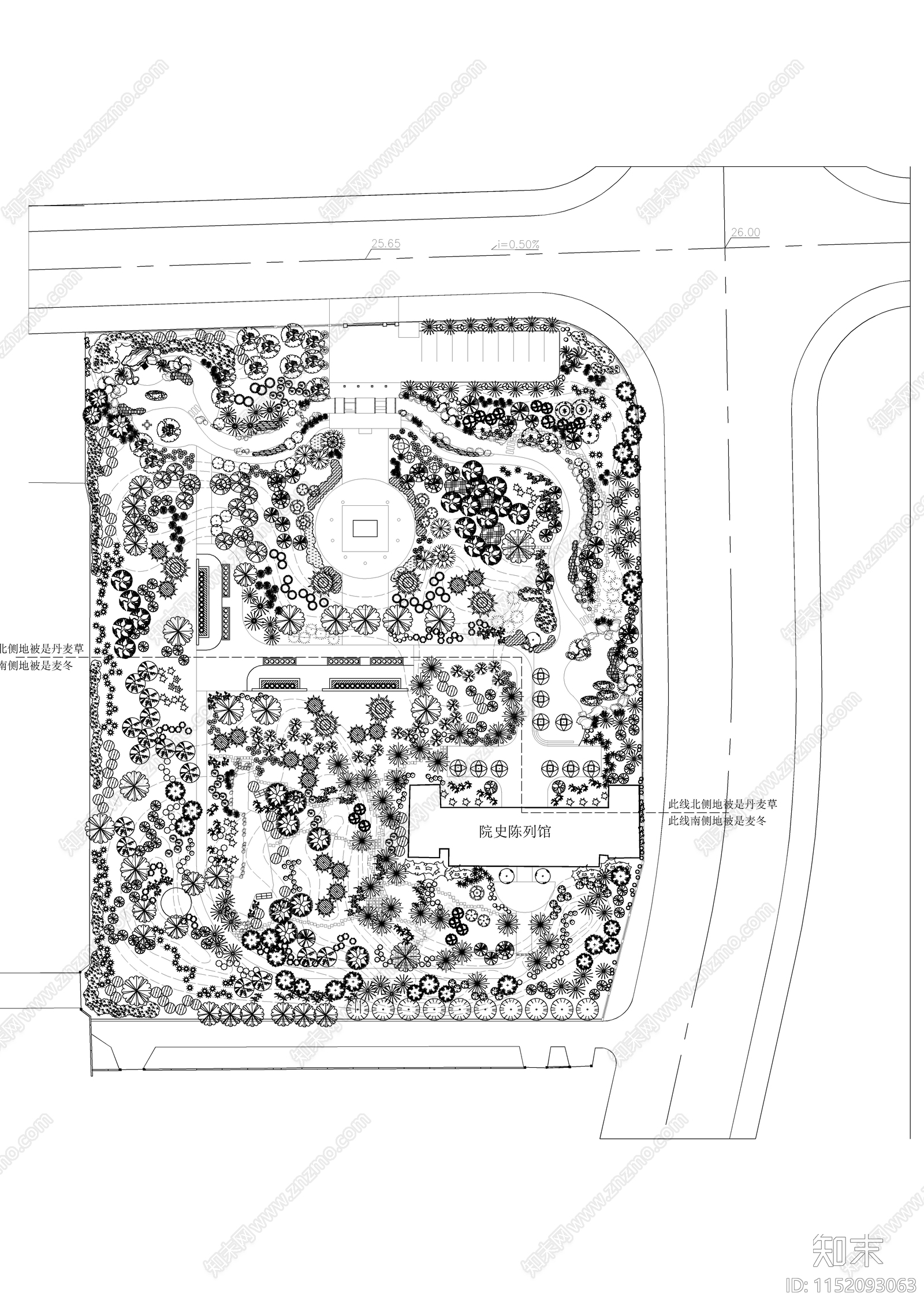 某公园cad施工图下载【ID:1152093063】