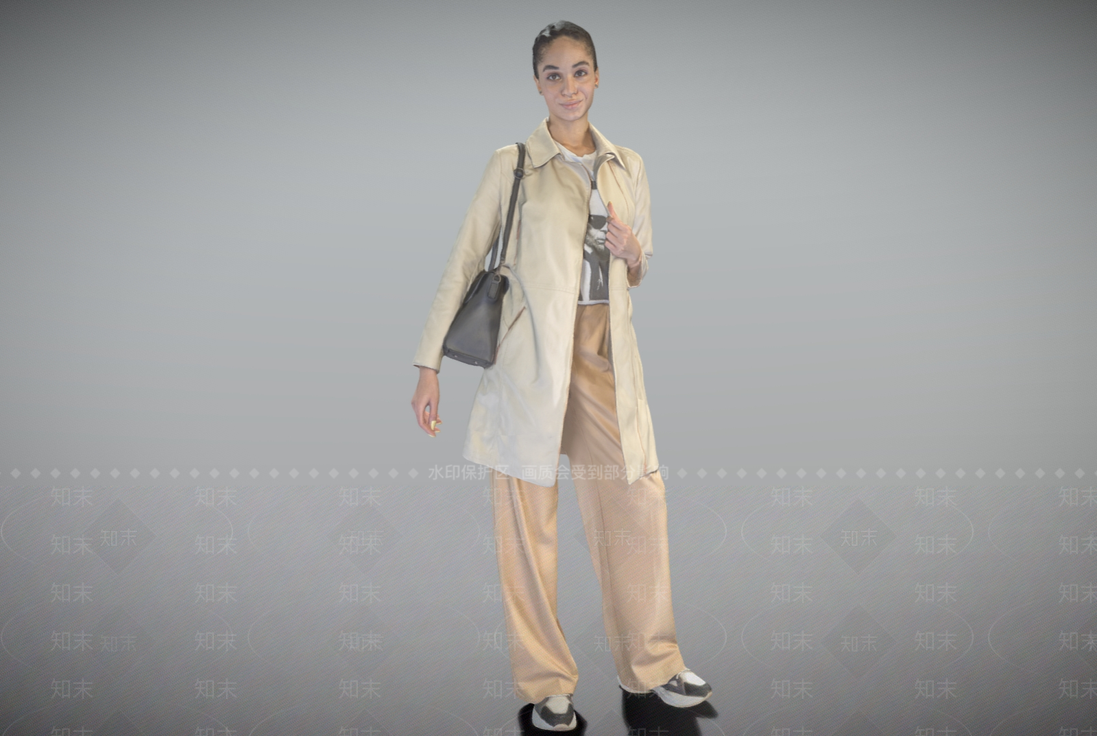 站姿美女SU模型下载【ID:1152099583】