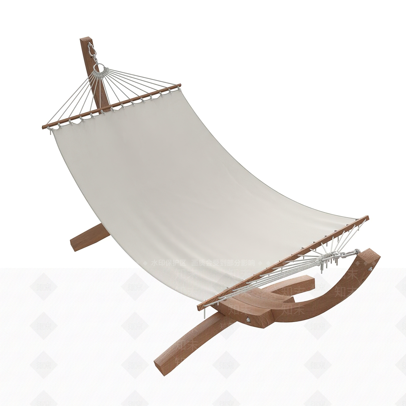 现代布艺吊椅3D模型下载【ID:1152103149】