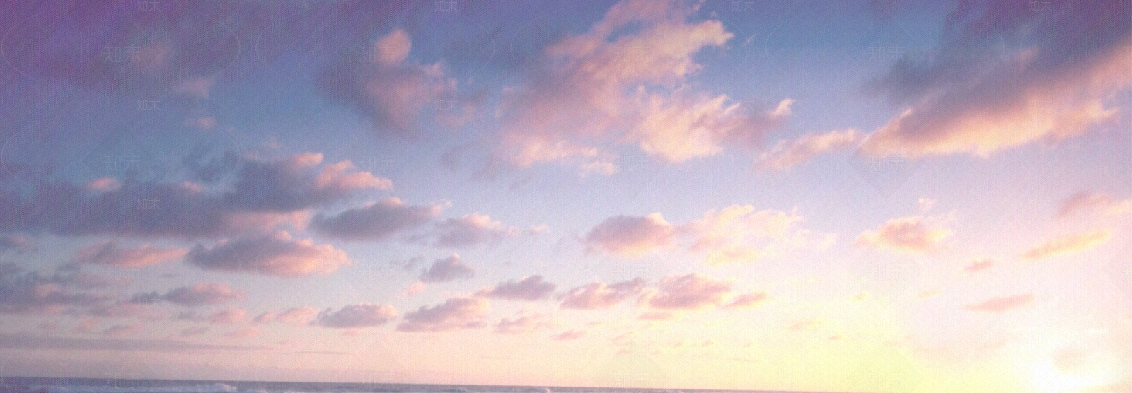 晚霞天空背景贴图下载【ID:1152105508】
