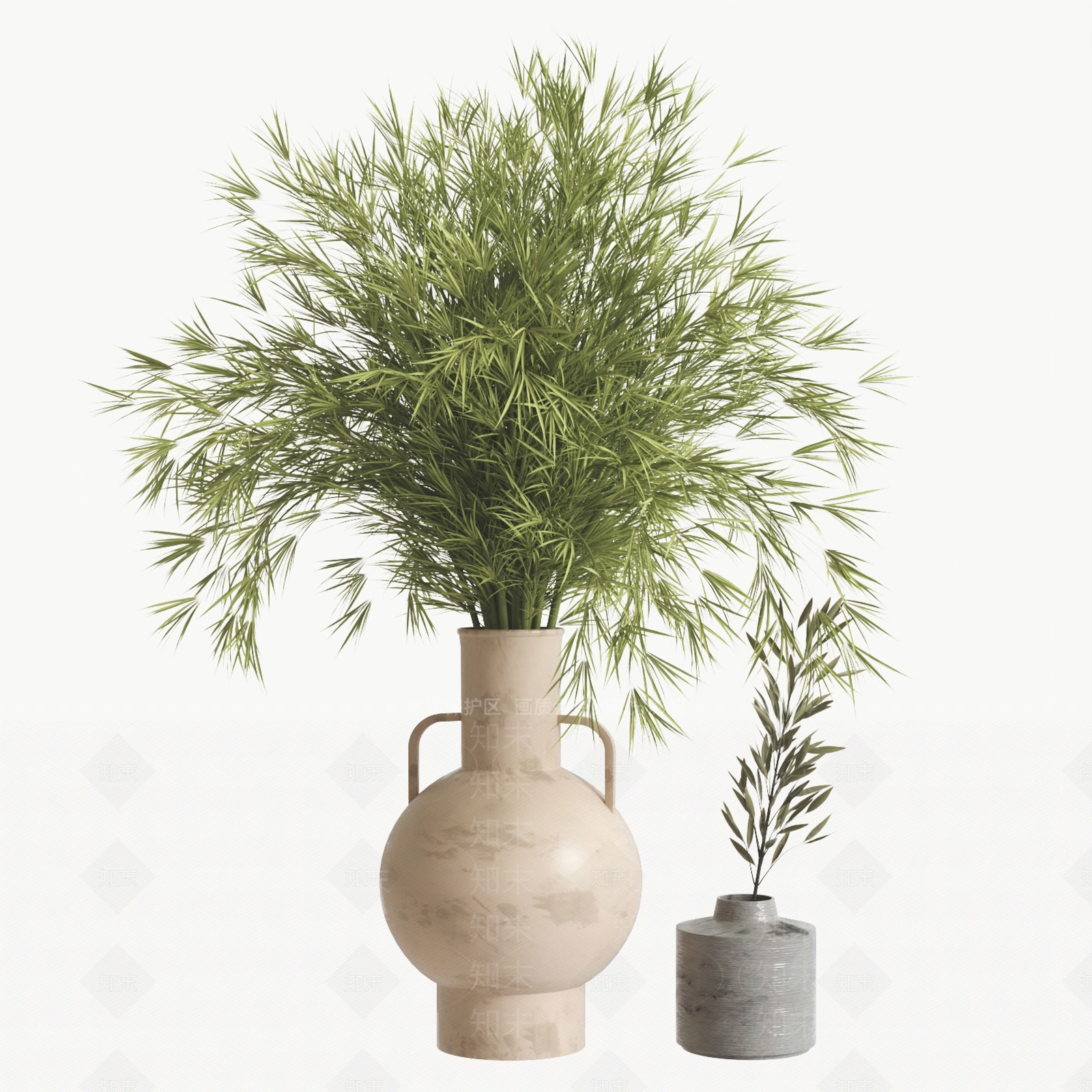 花艺花瓶3D模型下载【ID:1152110669】