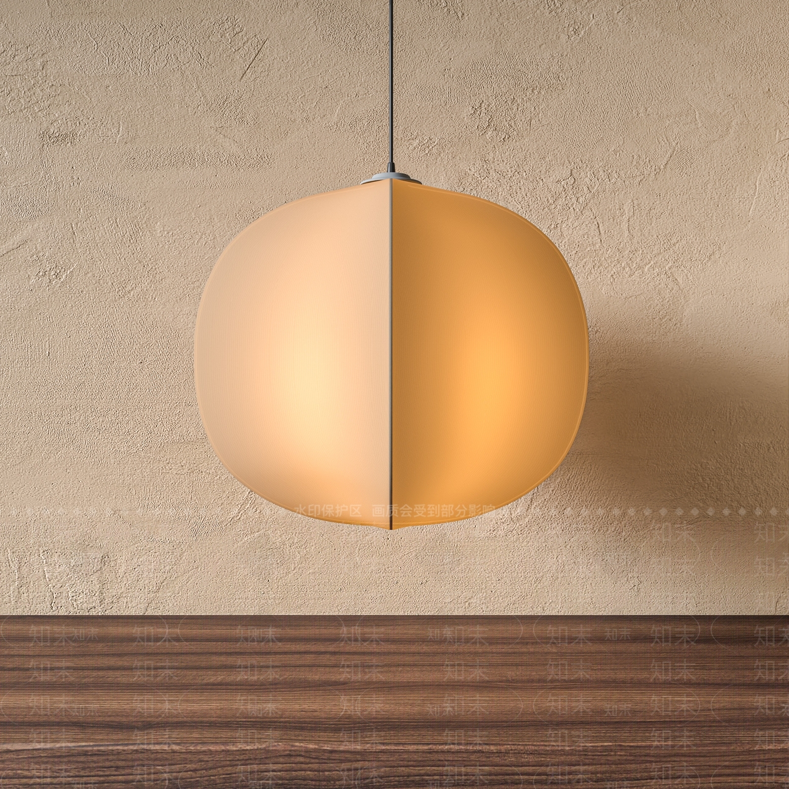 侘寂风吊灯3D模型下载【ID:1152115087】