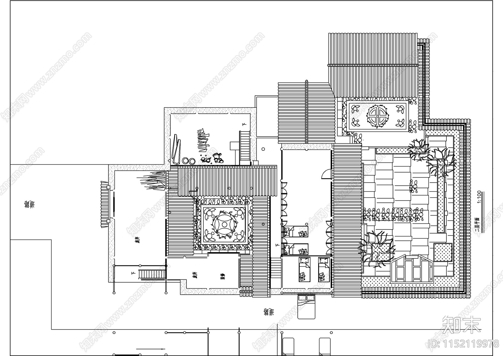 丽江民间古建图cad施工图下载【ID:1152119978】