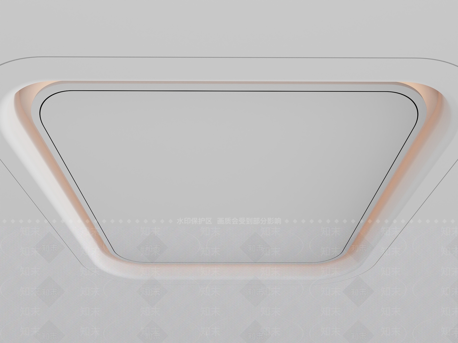 现代天花吊顶3D模型下载【ID:1152133310】