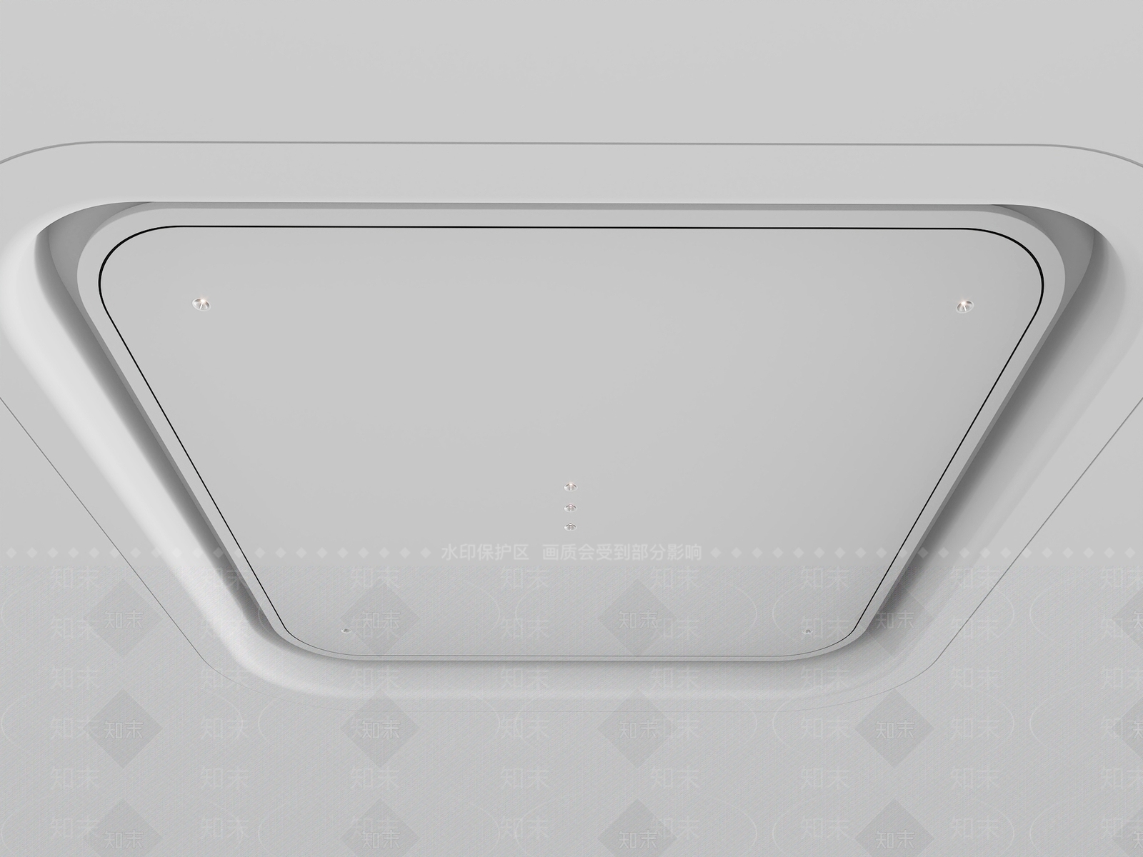 现代天花吊顶3D模型下载【ID:1152133310】