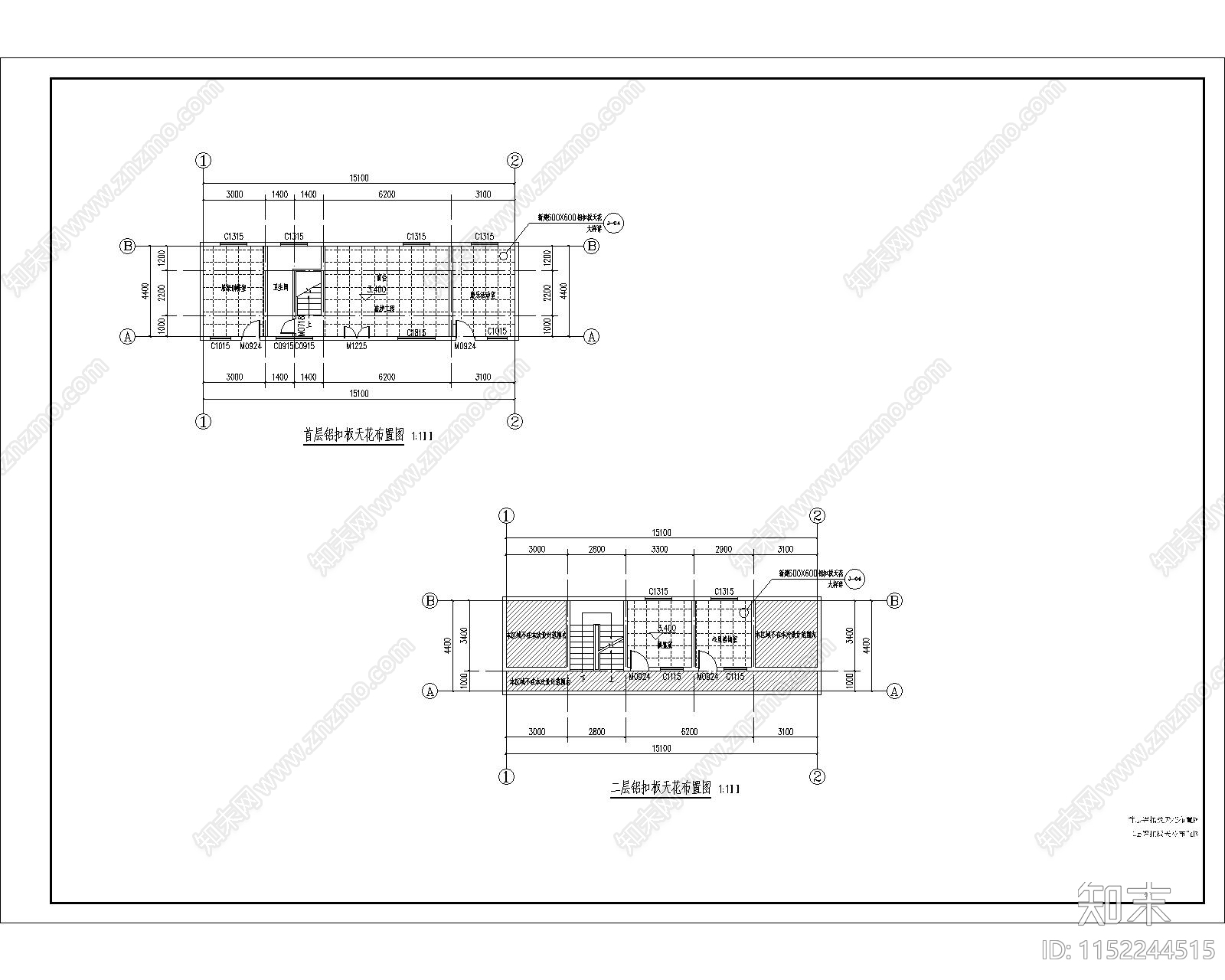 康园建筑修缮cad施工图下载【ID:1152244515】