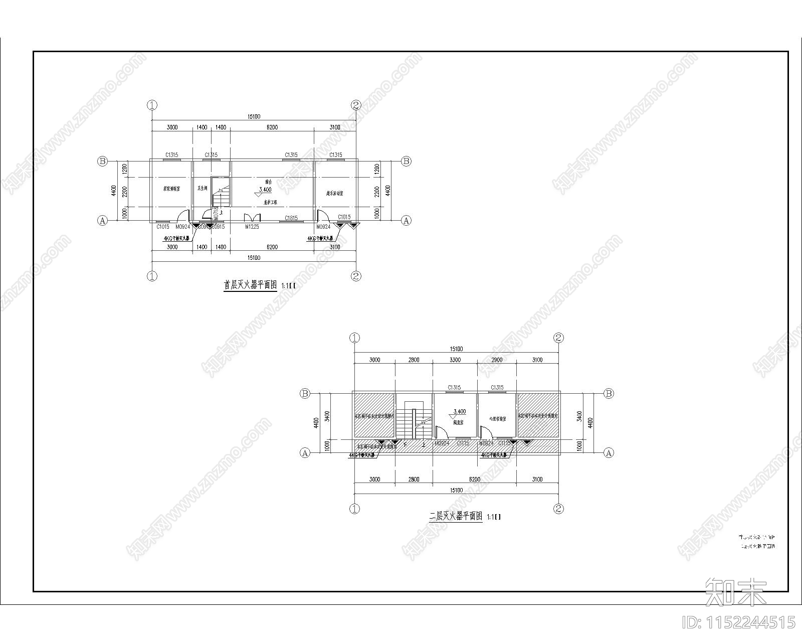 康园建筑修缮cad施工图下载【ID:1152244515】