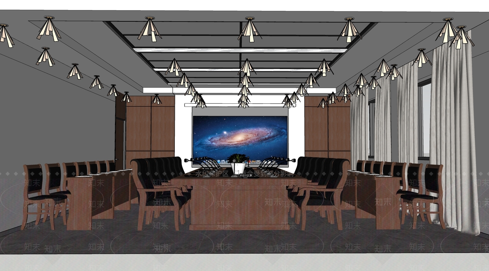 其他办公区域SU模型下载【ID:1203662908】