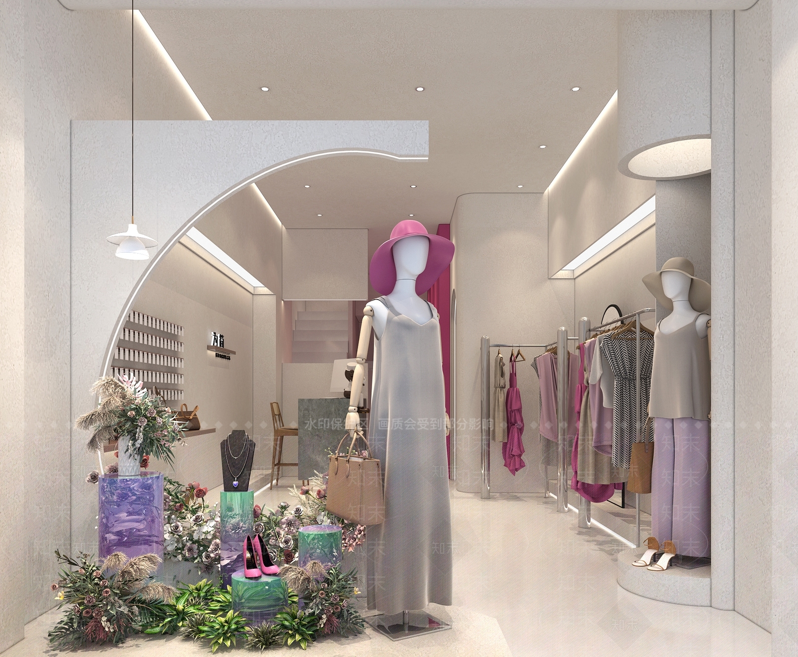 侘寂女装店3D模型下载【ID:1152149158】