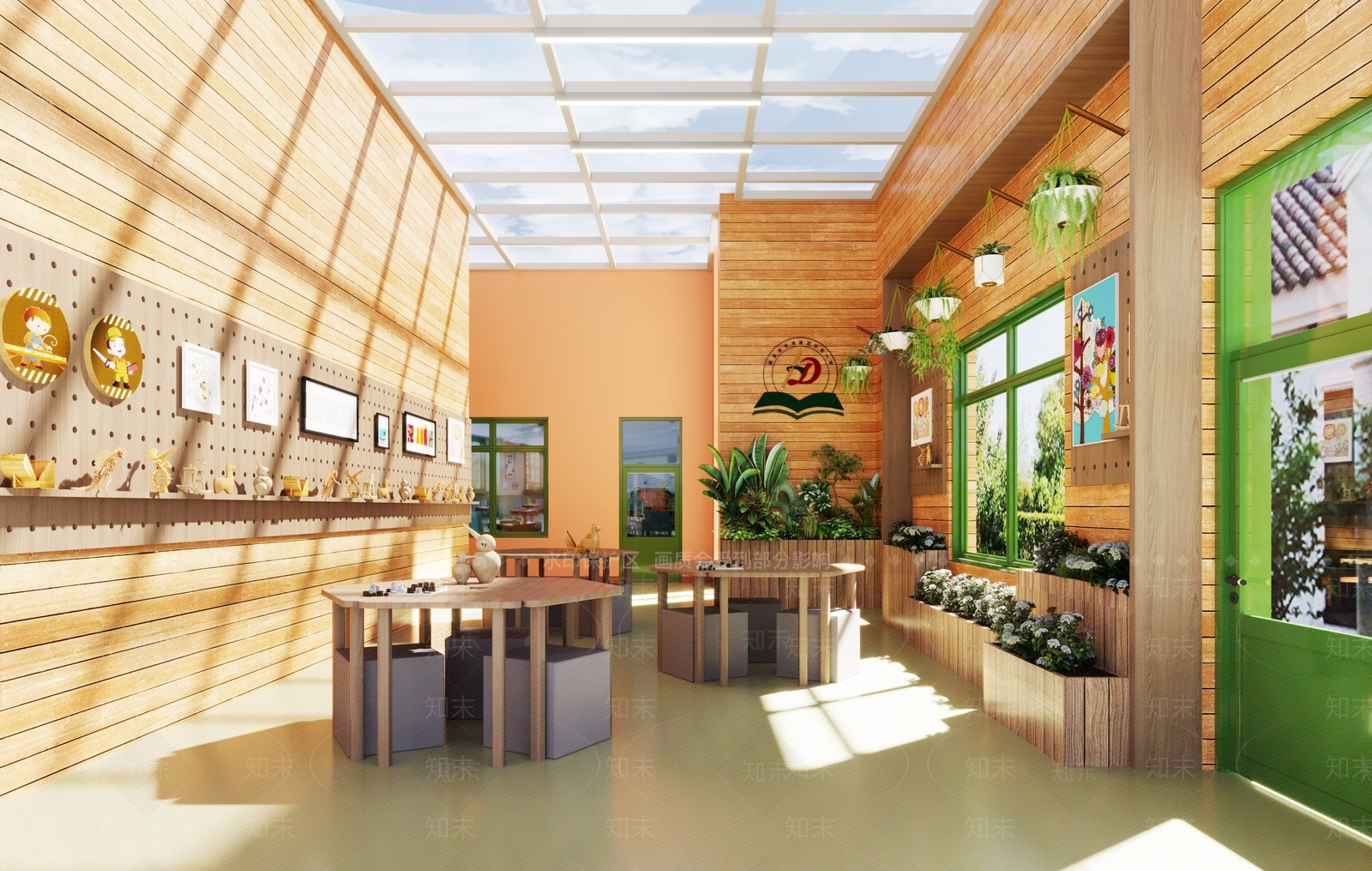 现代休息区3D模型下载【ID:1152150770】
