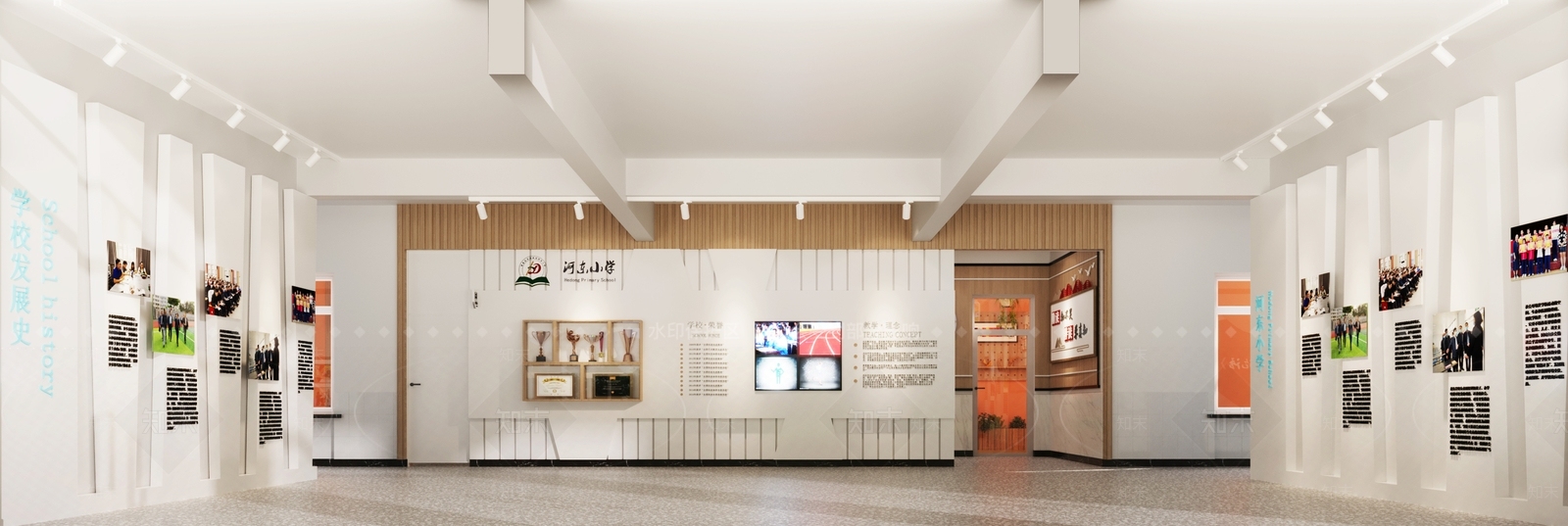 现代学校大厅3D模型下载【ID:1152150847】