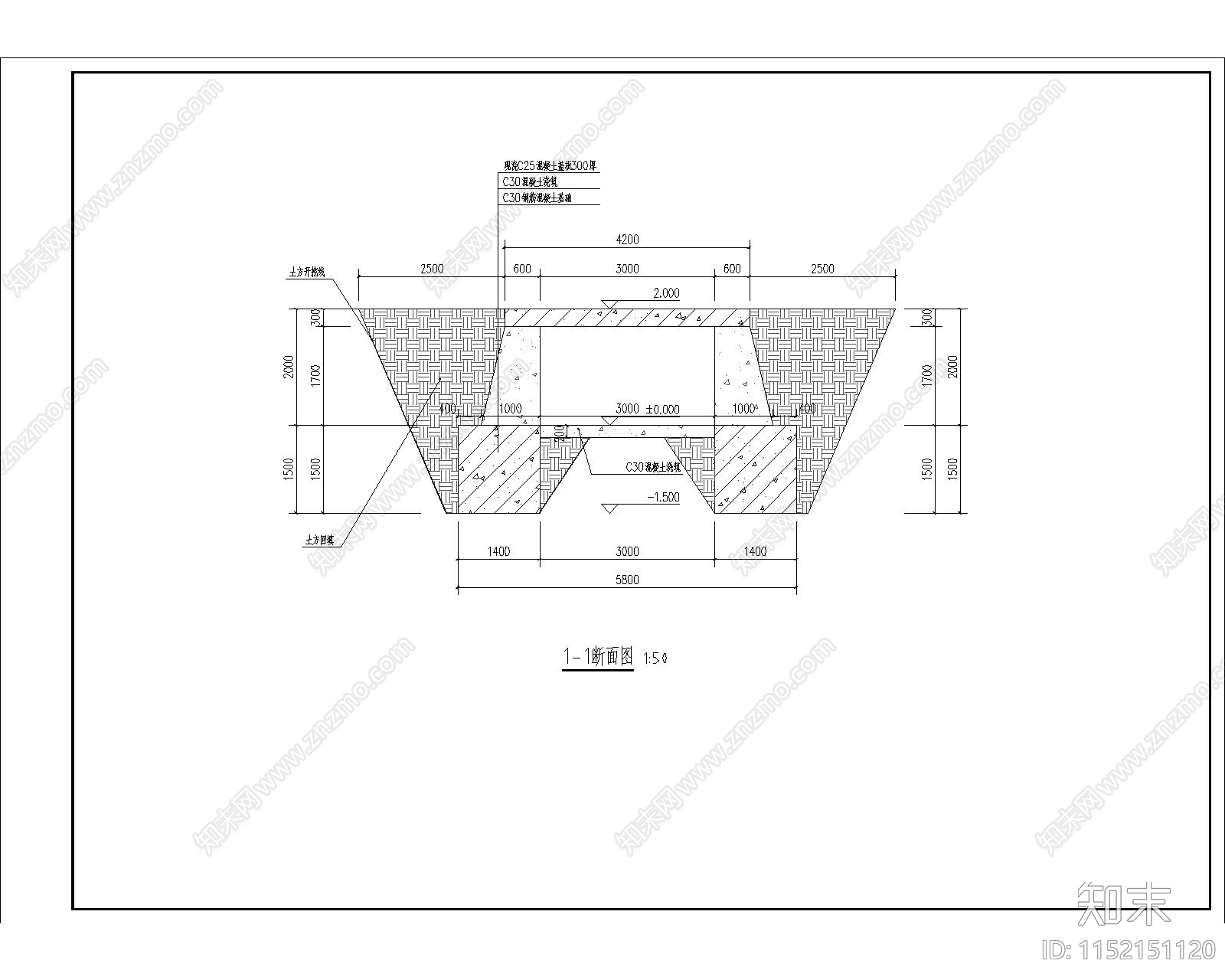 便桥详图cad施工图下载【ID:1152151120】