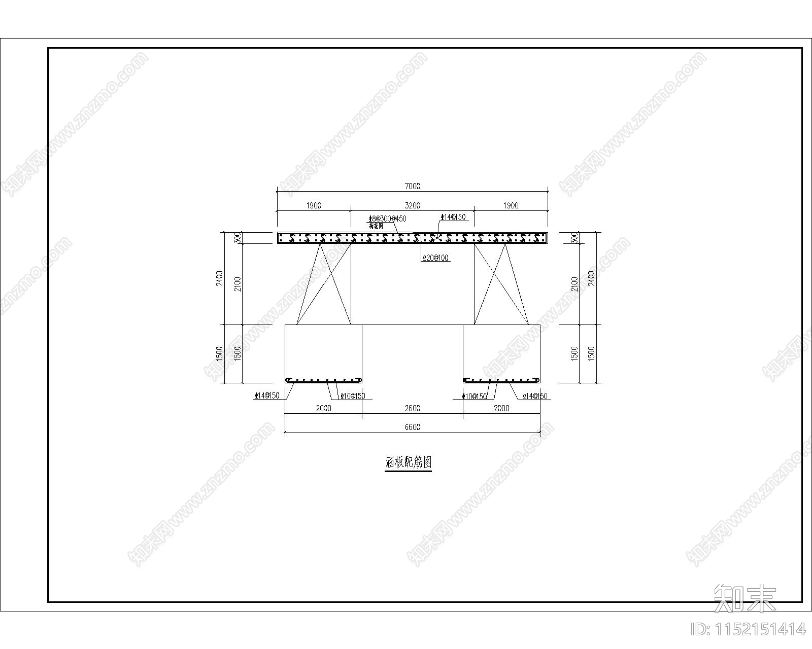 便桥详图cad施工图下载【ID:1152151414】