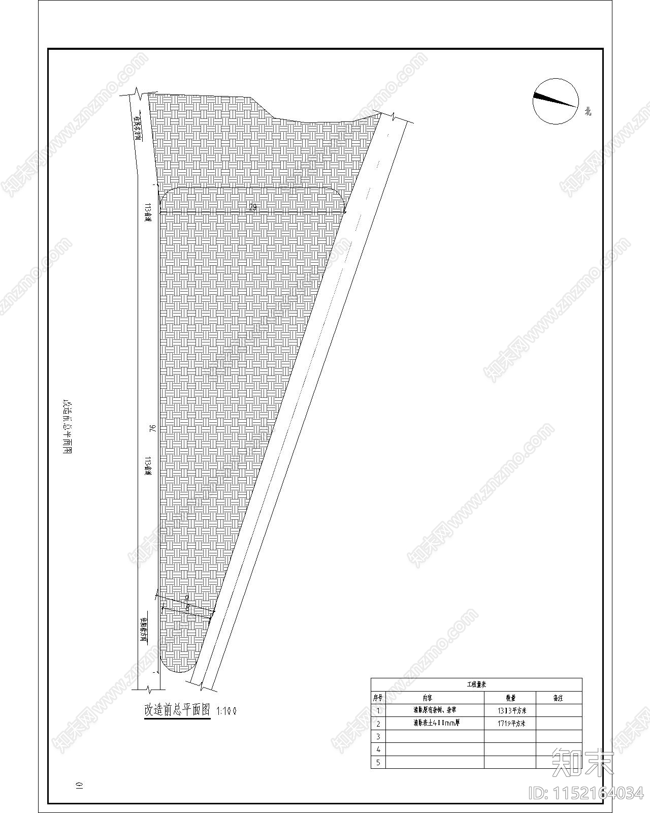 镇区节点公园景观cad施工图下载【ID:1152164034】