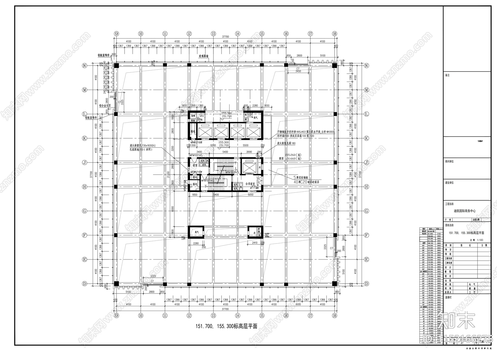 新城某四十层商务中心建筑cad施工图下载【ID:1152166275】