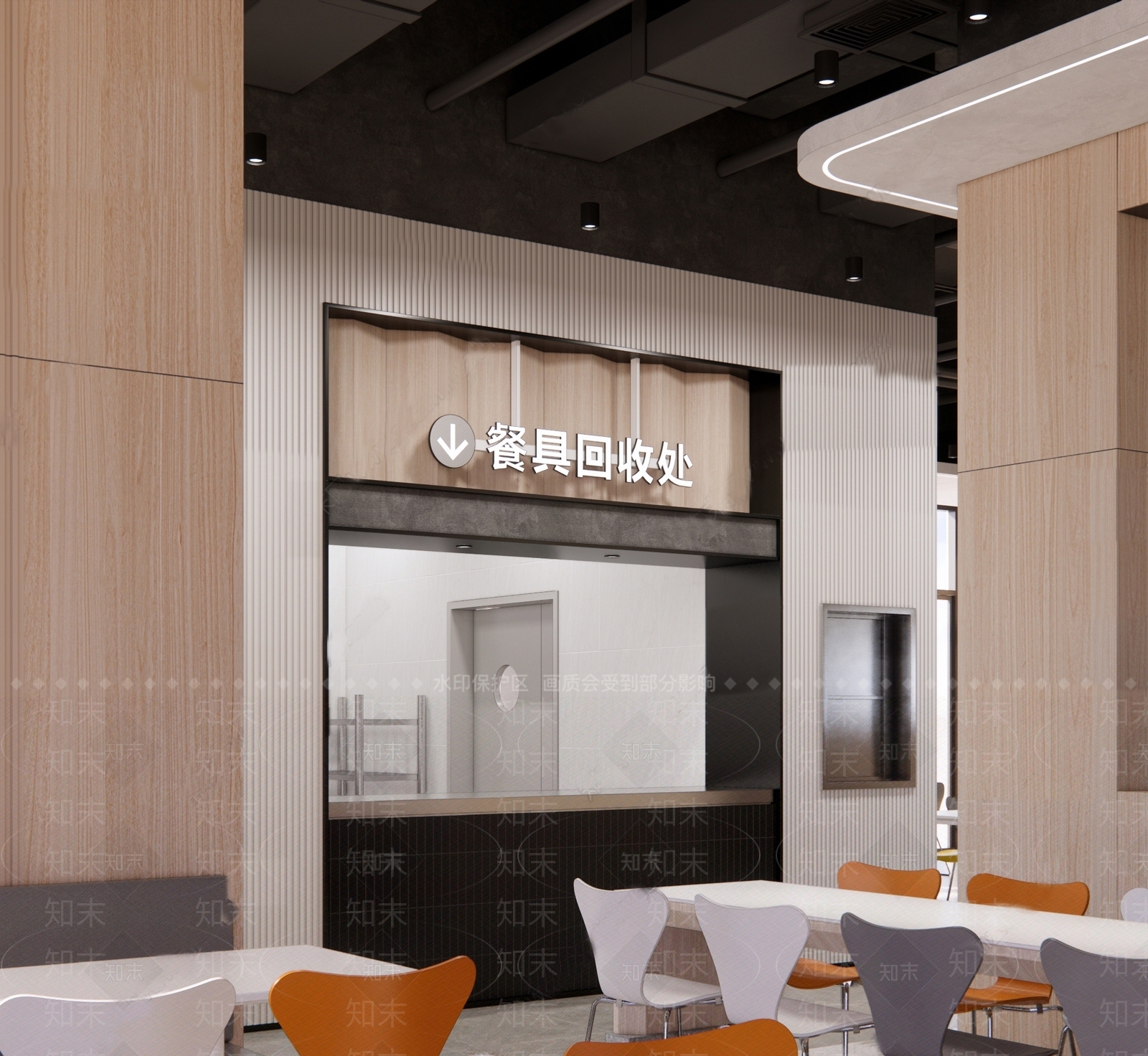 现代快餐店3D模型下载【ID:1214277310】