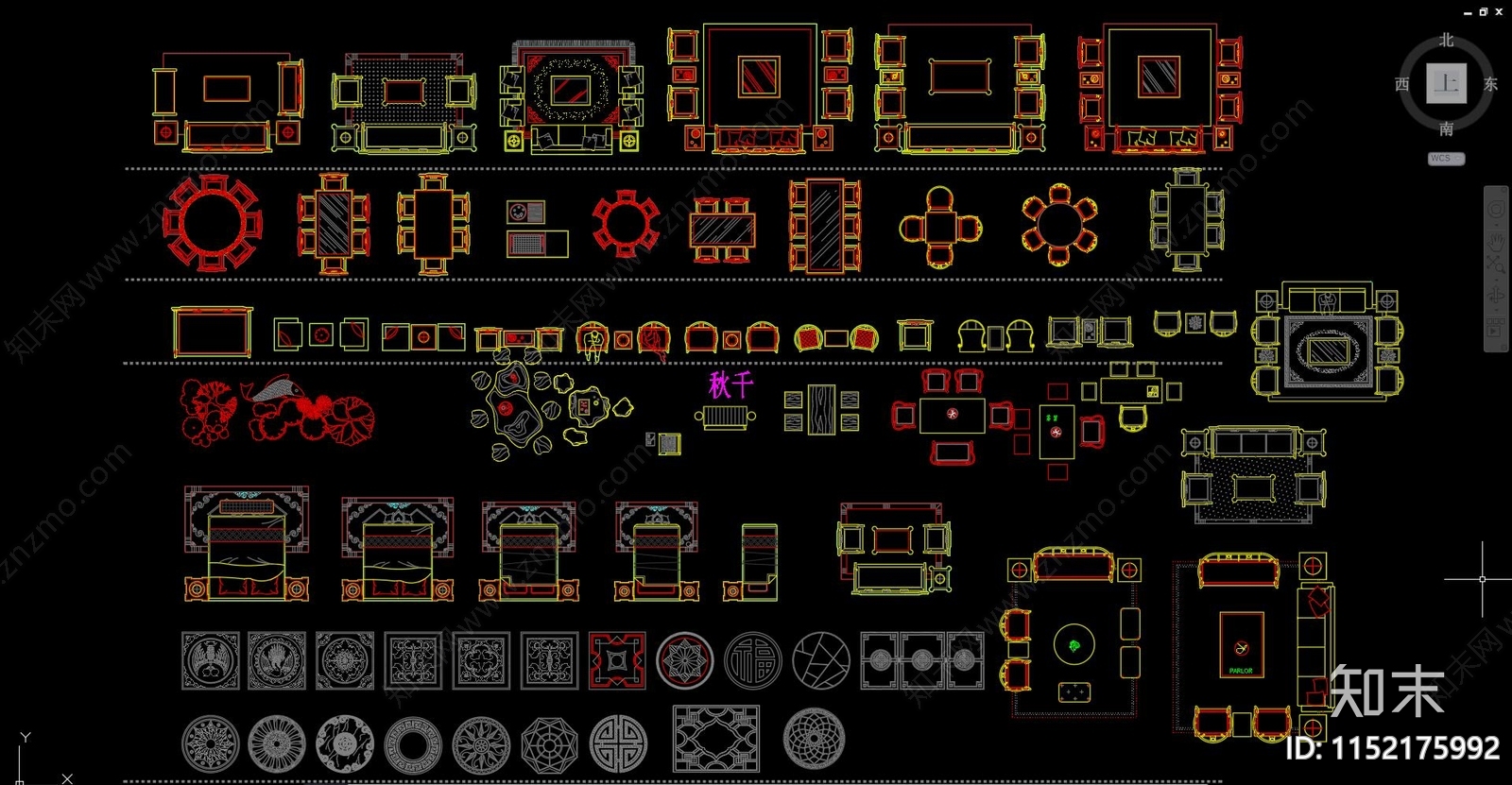 室内沙发施工图下载【ID:1152175992】