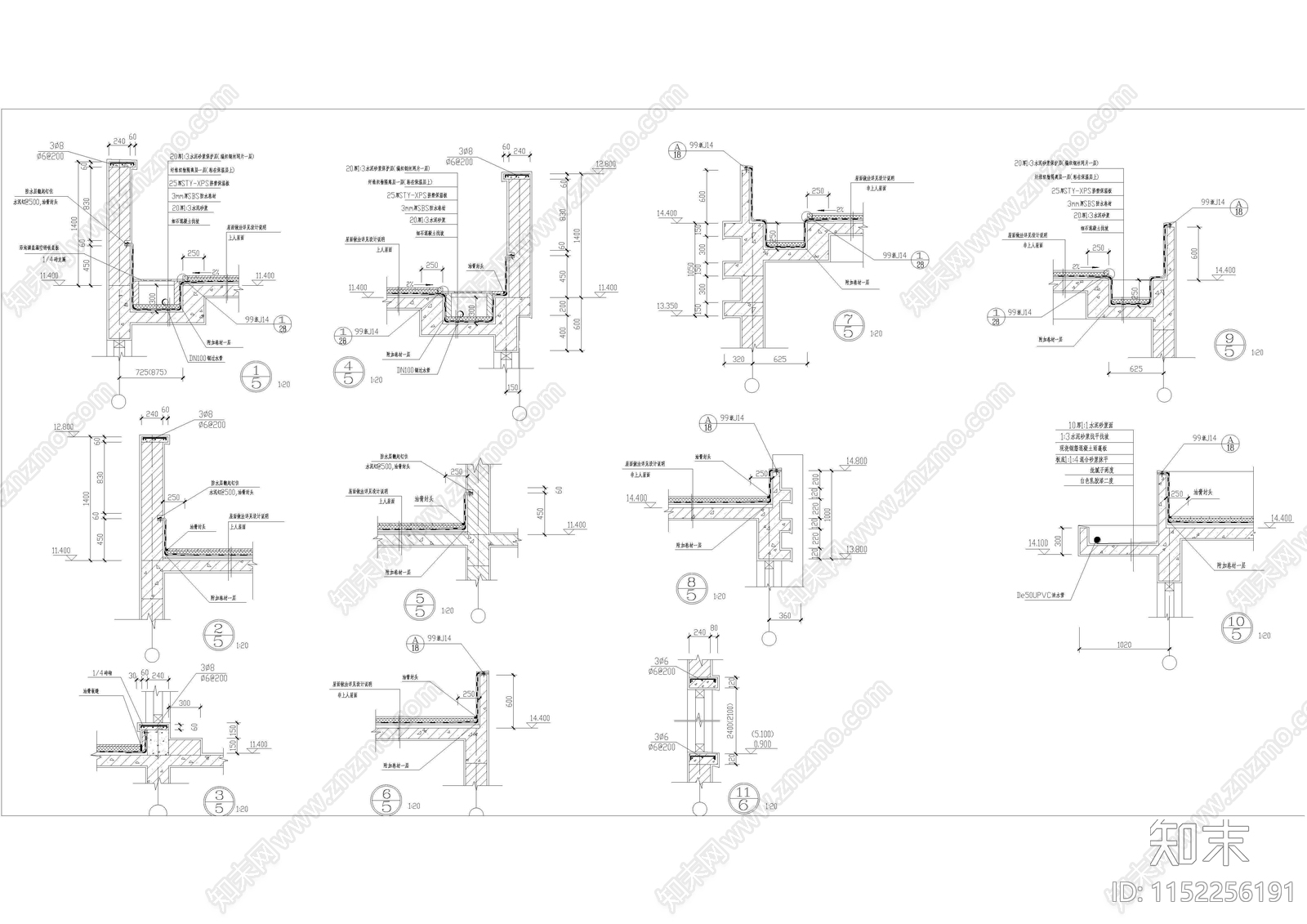 办公楼建筑cad施工图下载【ID:1152256191】