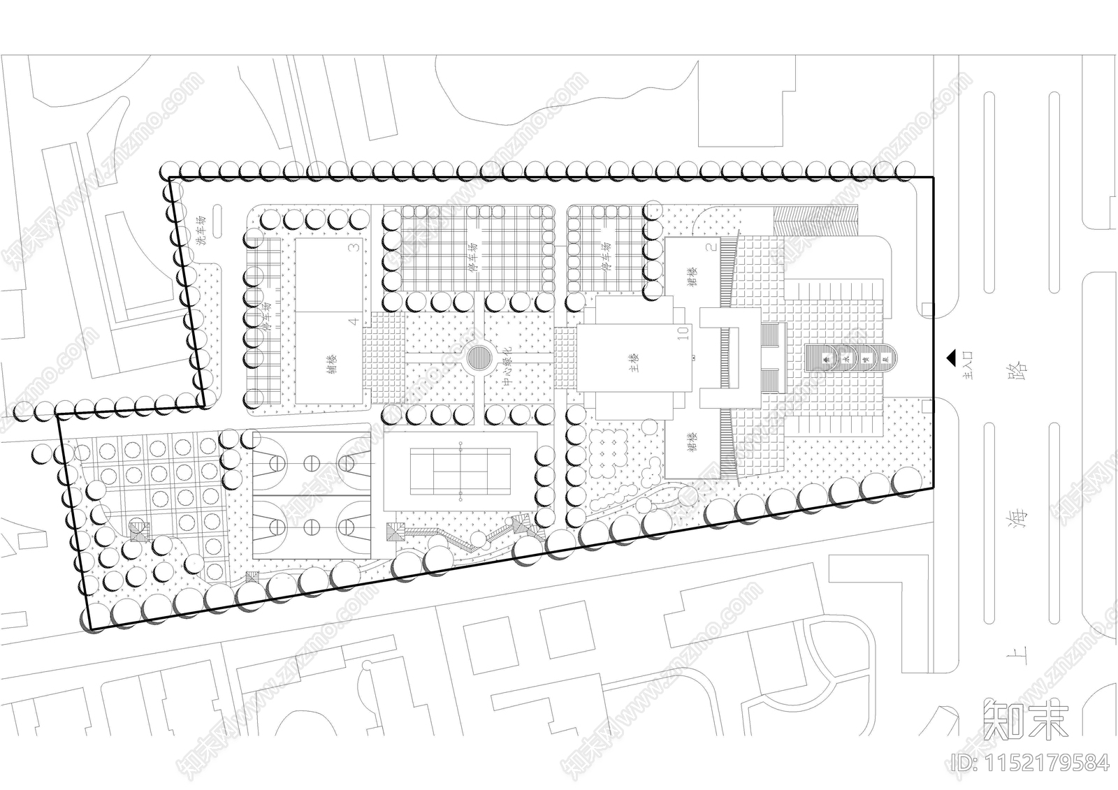 大楼方案图纸施工图下载【ID:1152179584】