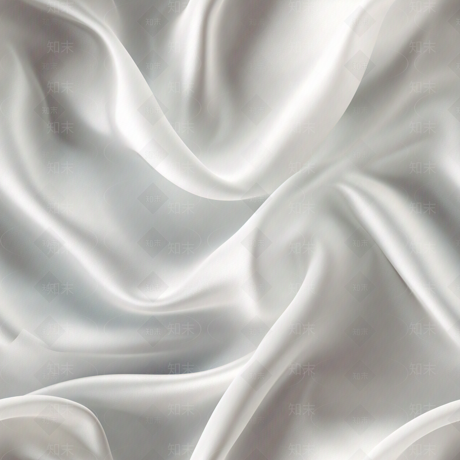 无缝冷白色丝绸纹理贴图下载【ID:1152180181】