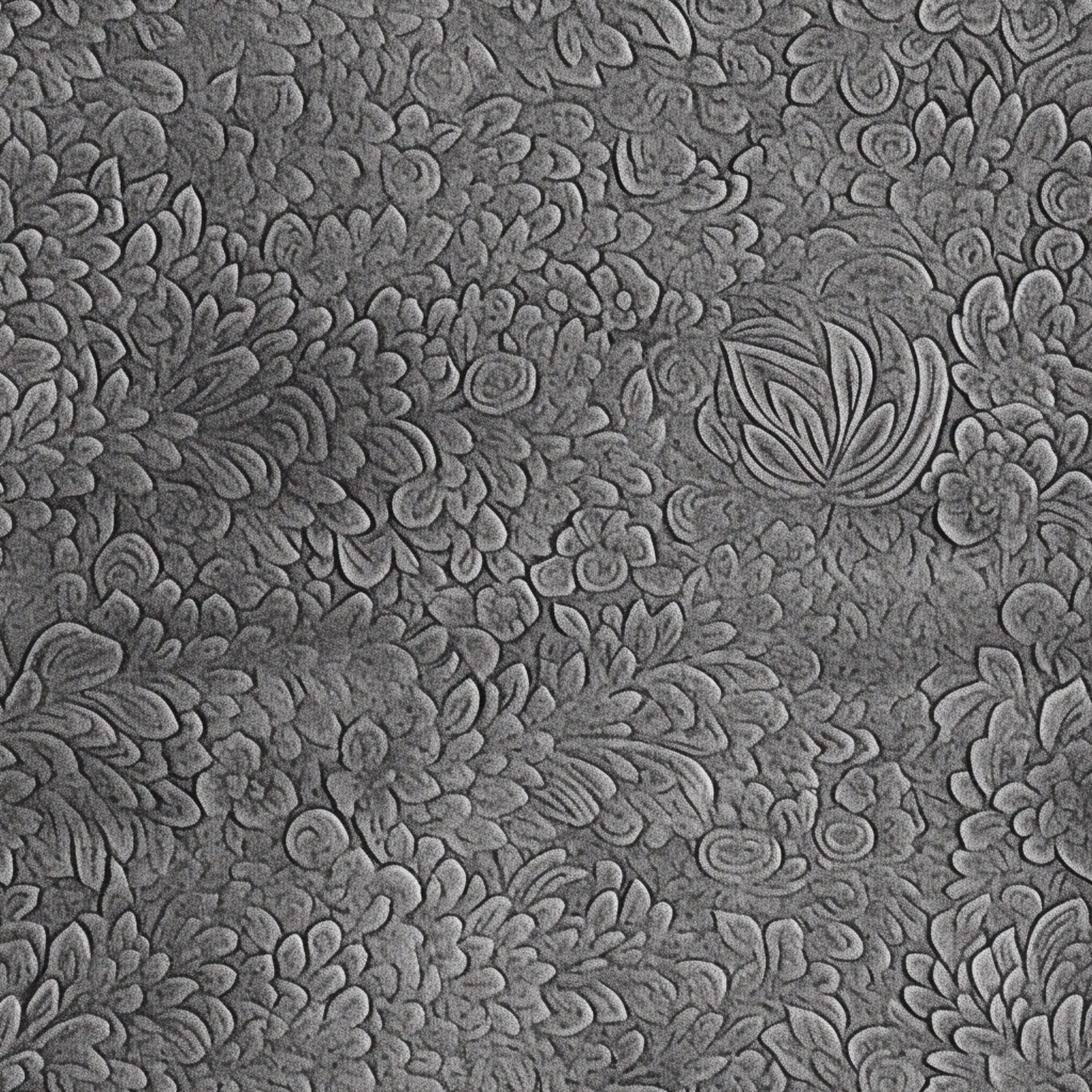无缝灰色植物样式地毯贴图下载【ID:1152185744】