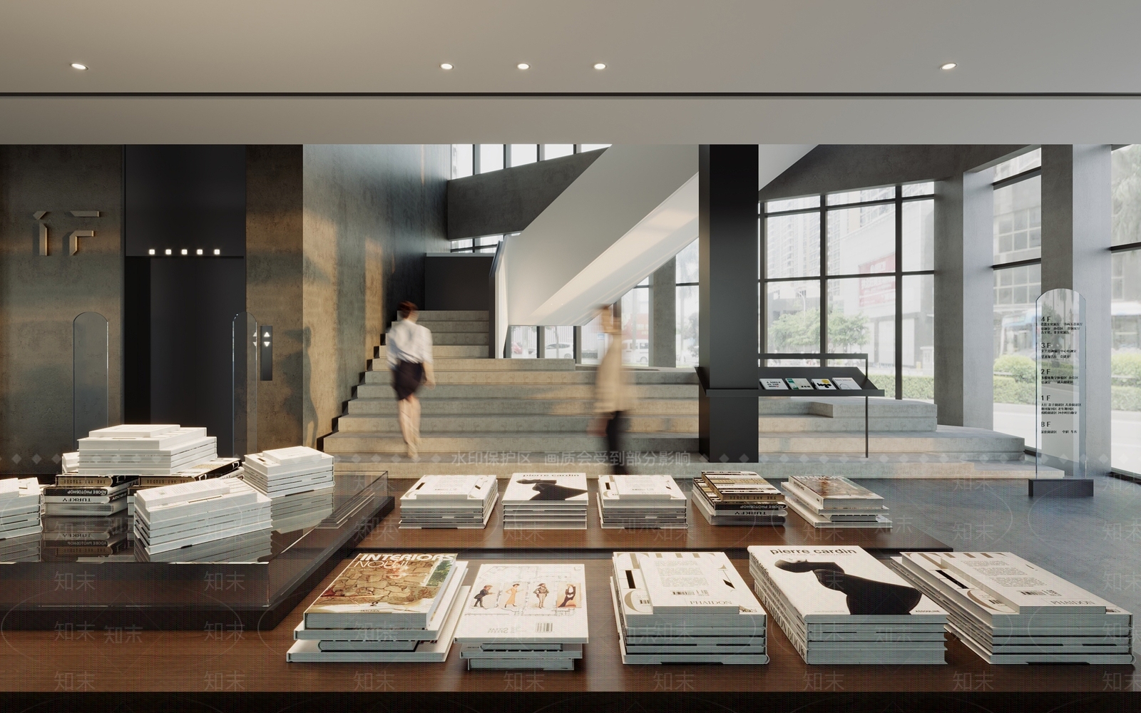 现代书店3D模型下载【ID:1152189668】