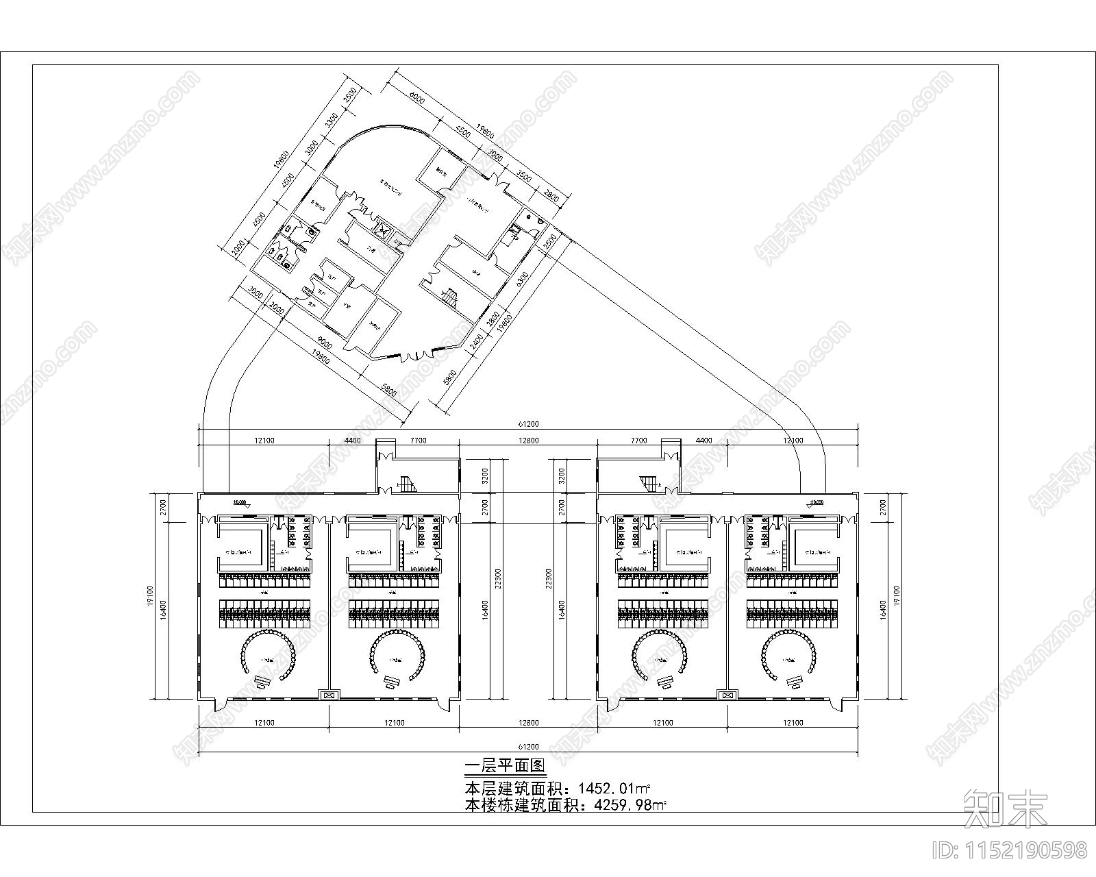 12班幼儿园平面施工图下载【ID:1152190598】