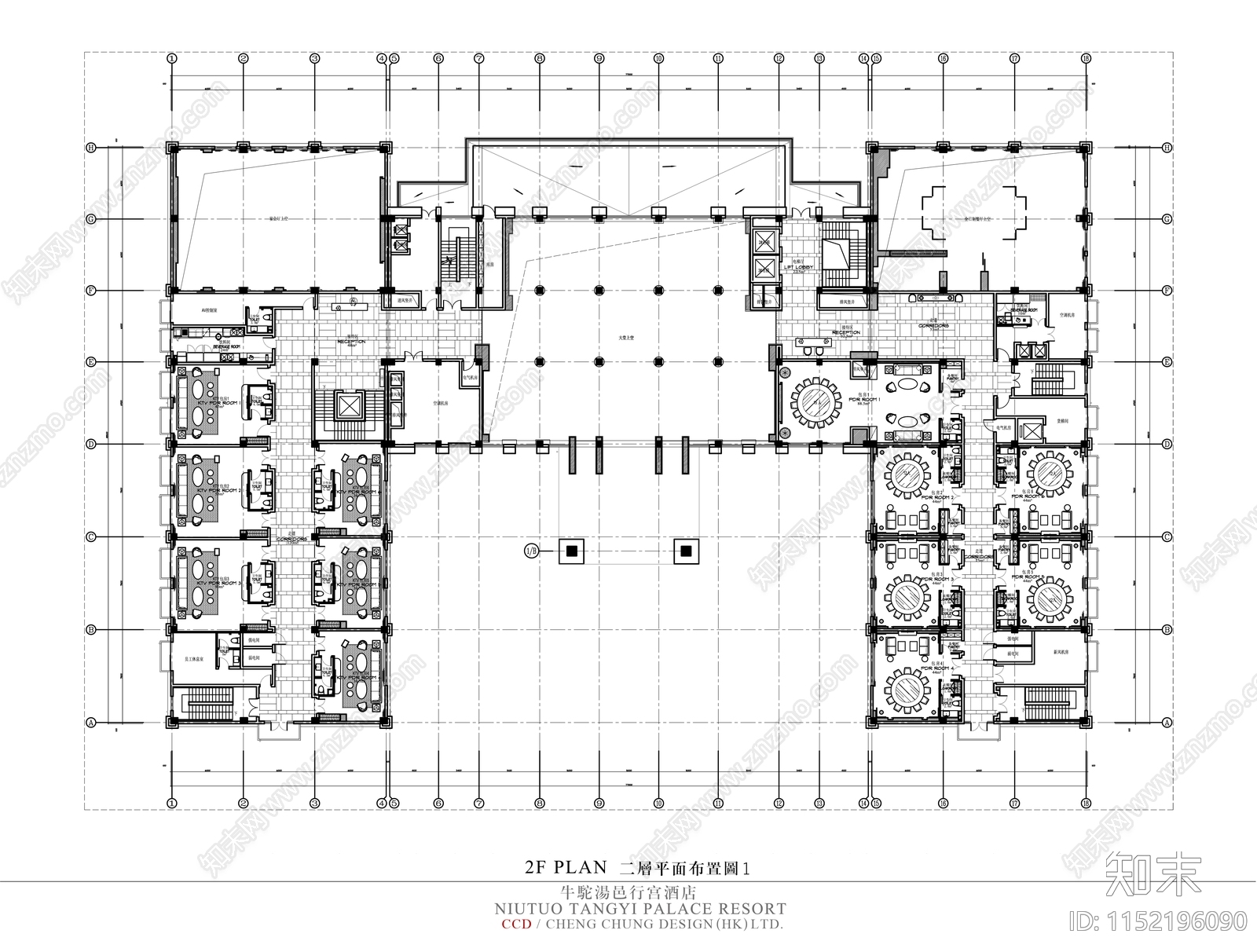 汤邑行馆cad施工图下载【ID:1152196090】