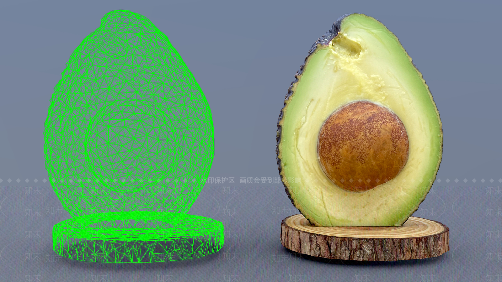 酒水食物3D模型渲染效果图