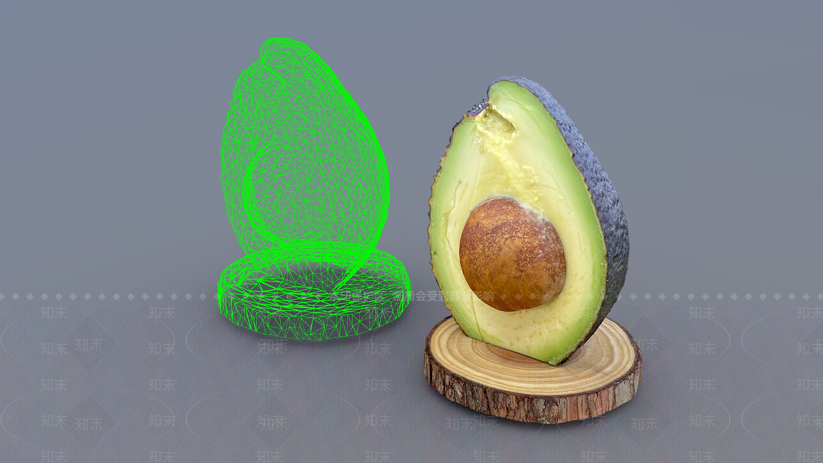 牛油果3D模型下载【ID:1152198103】