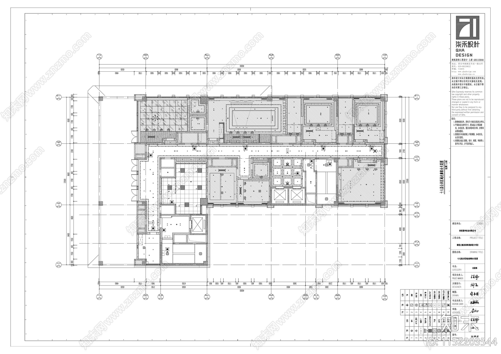 缤悦酒店18层客房兼休闲娱乐cad施工图下载【ID:1152203544】