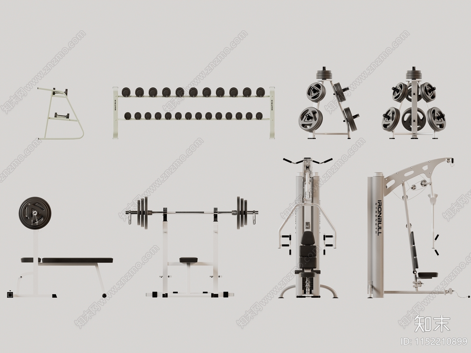 健身器材3D模型下载【ID:1152210899】