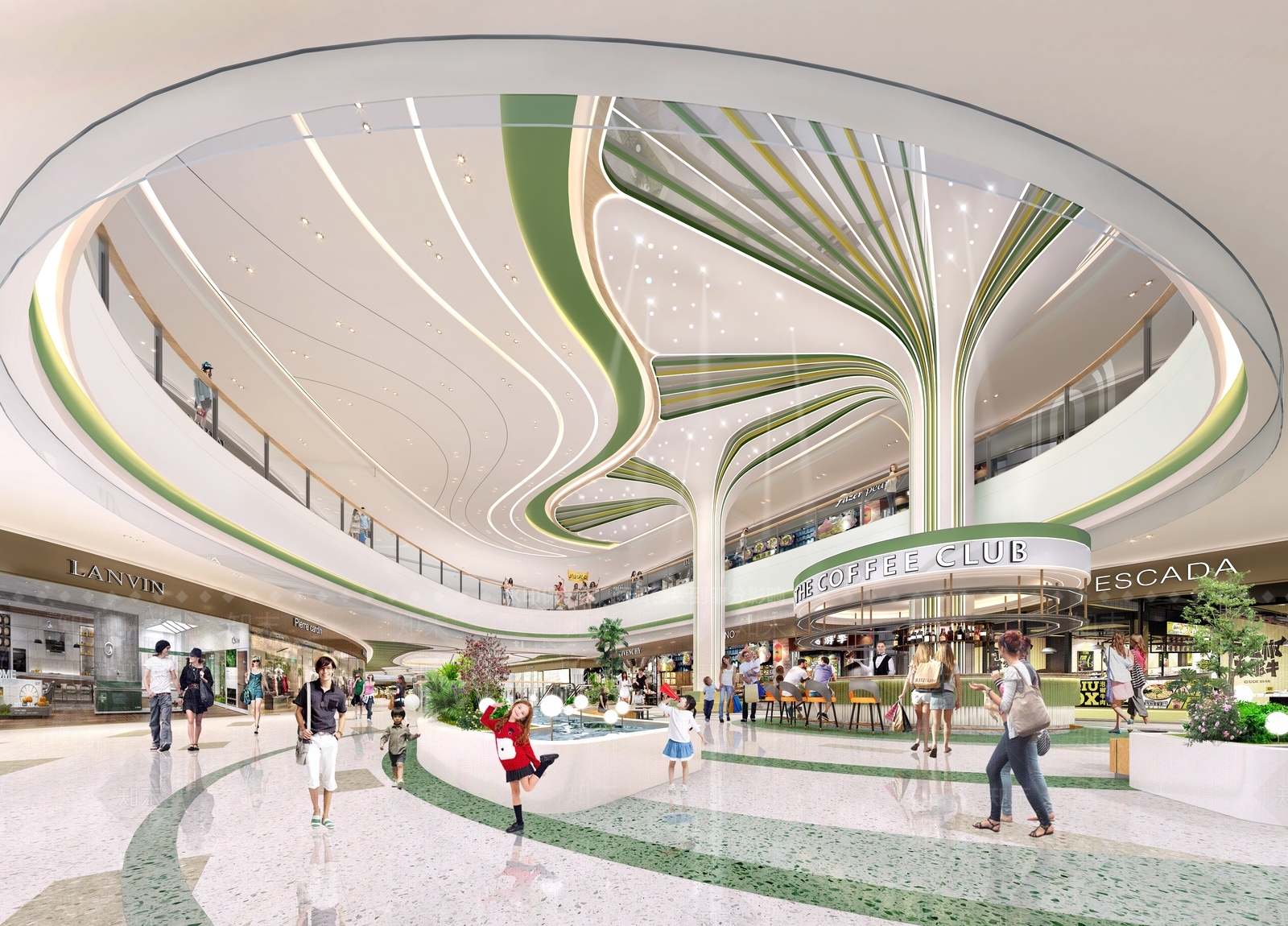 现代风格商场3D模型下载【ID:1152220388】