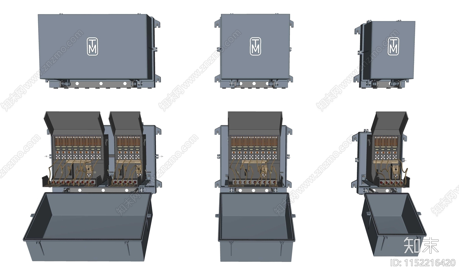 老式电气保险盒SU模型下载【ID:1152216420】