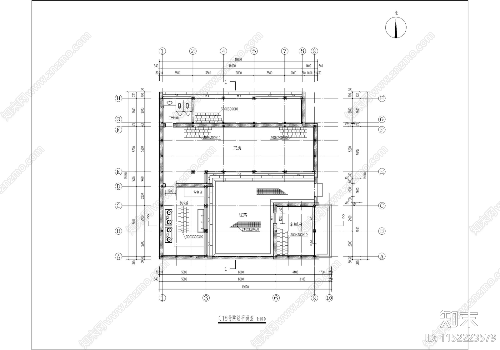 自建房建筑cad施工图下载【ID:1152223579】