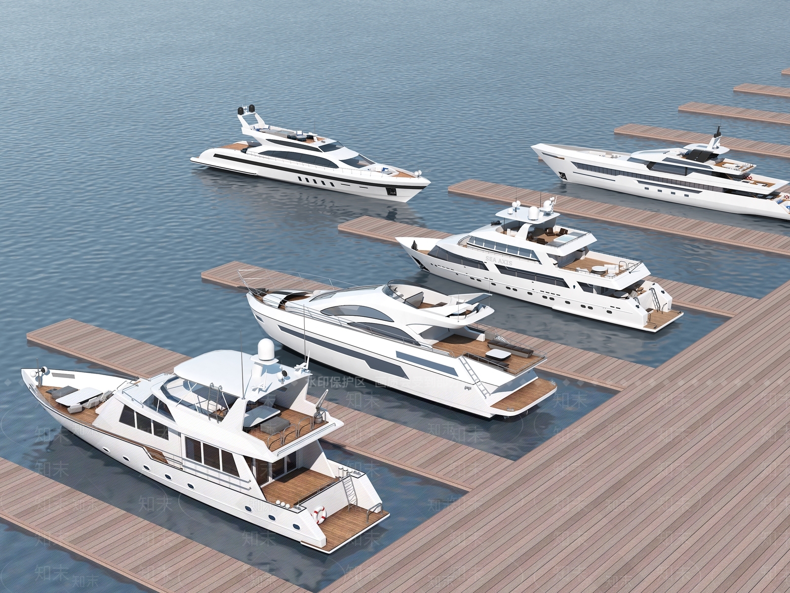 现代游艇3D模型下载【ID:1152225428】