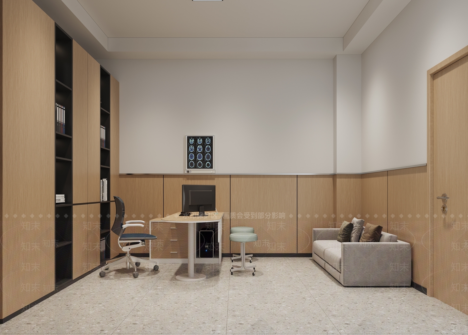 现代接待室3D模型下载【ID:1214279101】