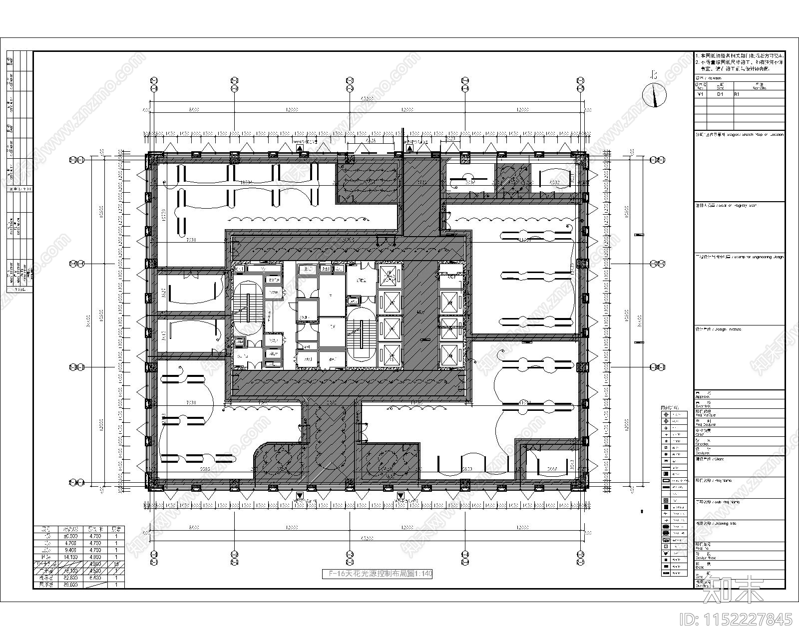 1570平集团分公司办公室室内cad施工图下载【ID:1152227845】