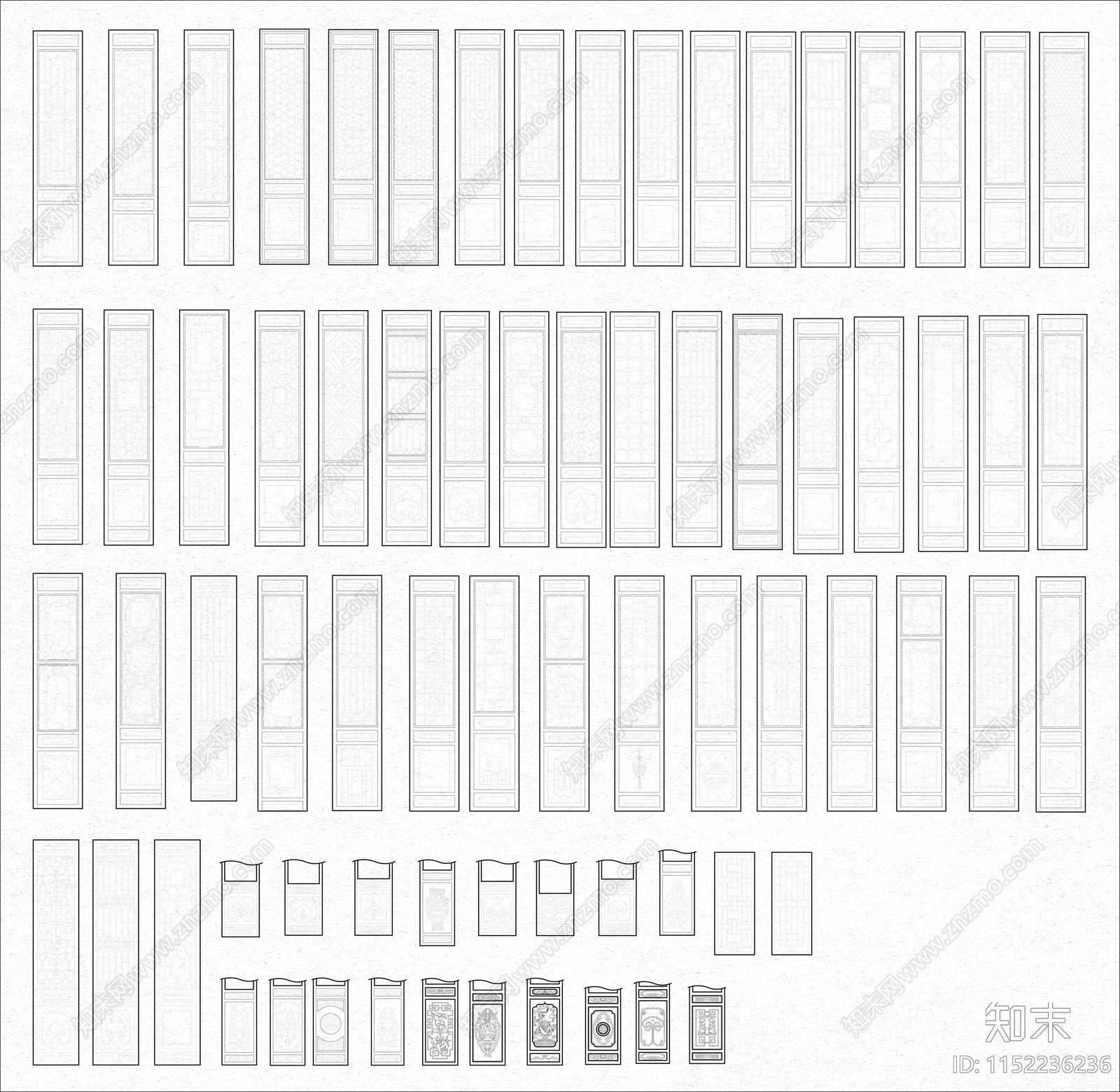 综合家具通用库施工图下载【ID:1152236236】