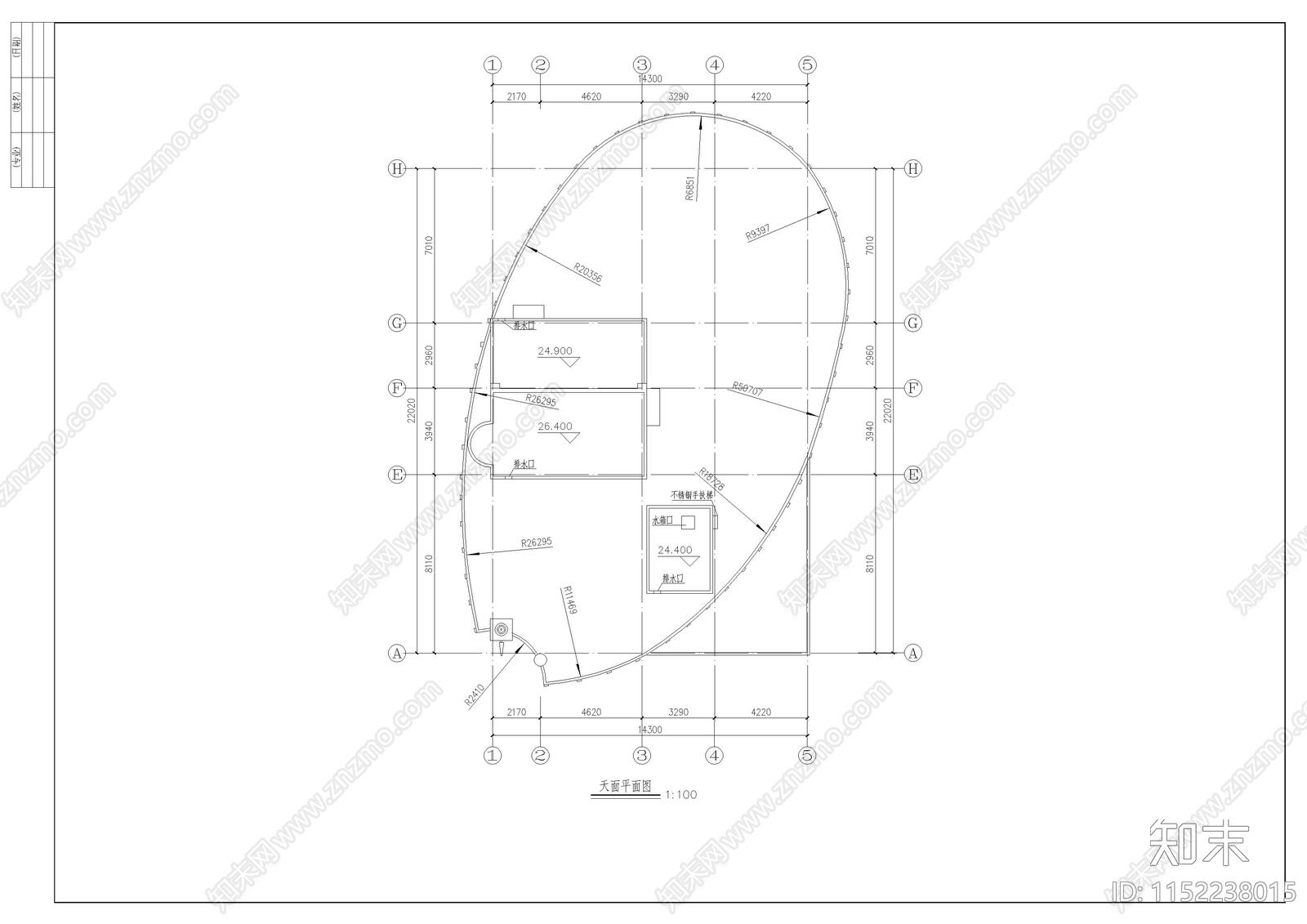 餐厅建筑图纸cad施工图下载【ID:1152238015】