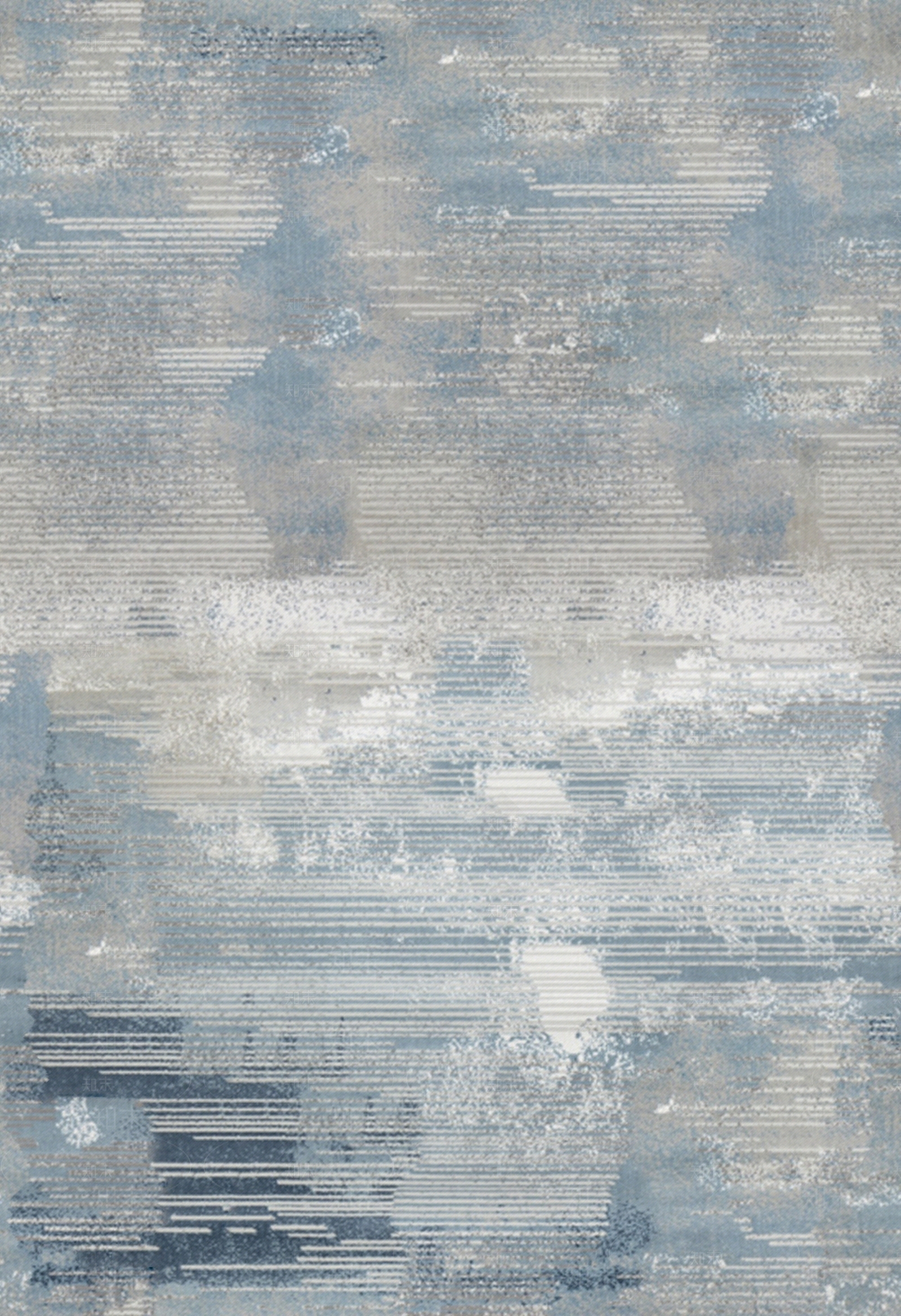 新中式蓝灰色地毯贴图下载【ID:1152238885】